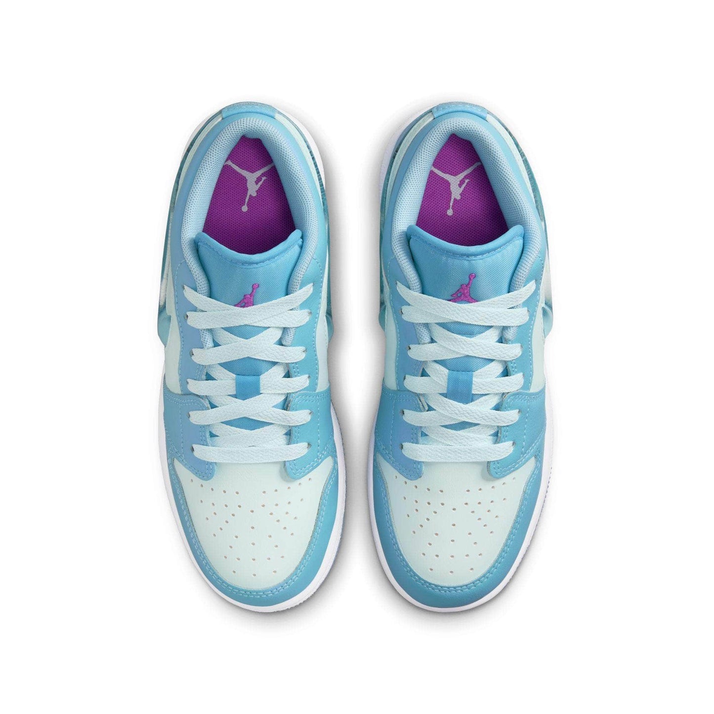 Air Jordan 1 Low SE "Aquarius Blue" - Boy's GS
