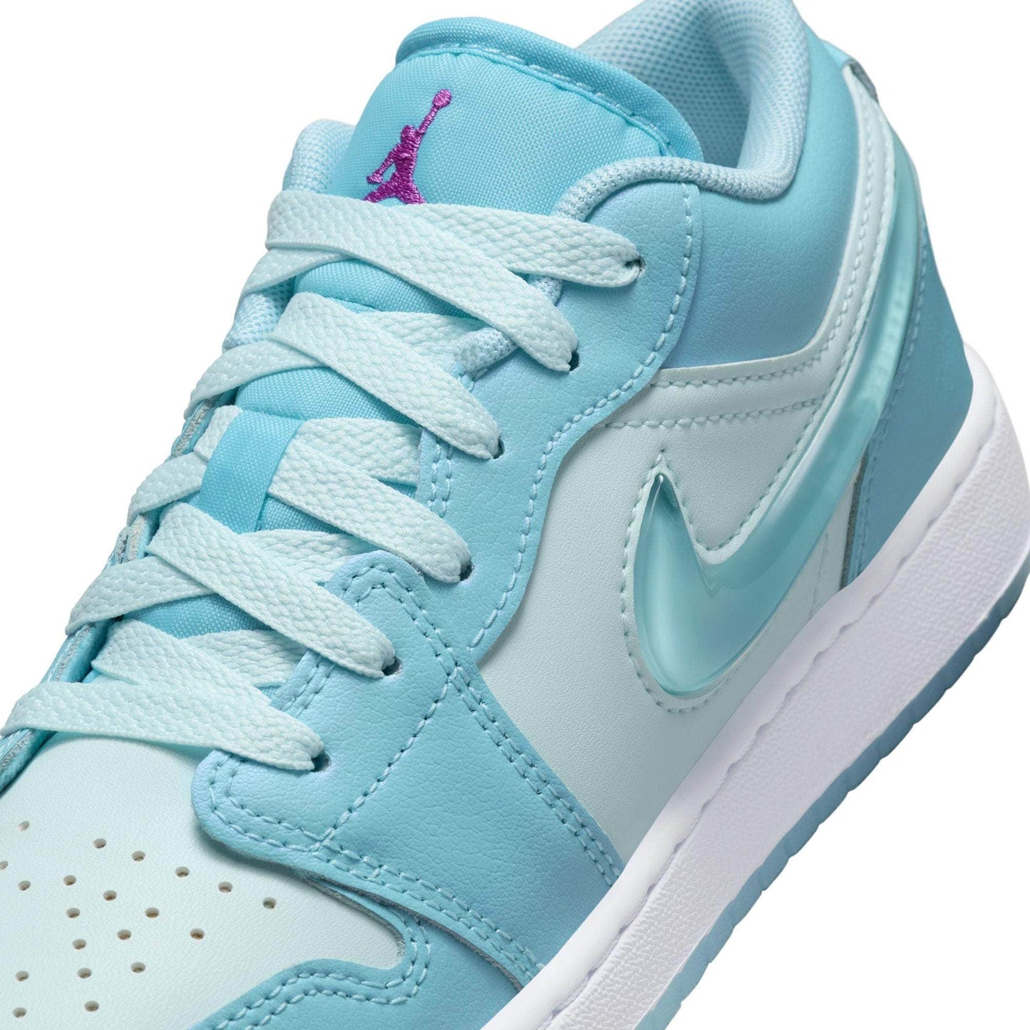 Air Jordan 1 Low SE "Aquarius Blue" - Boy's GS