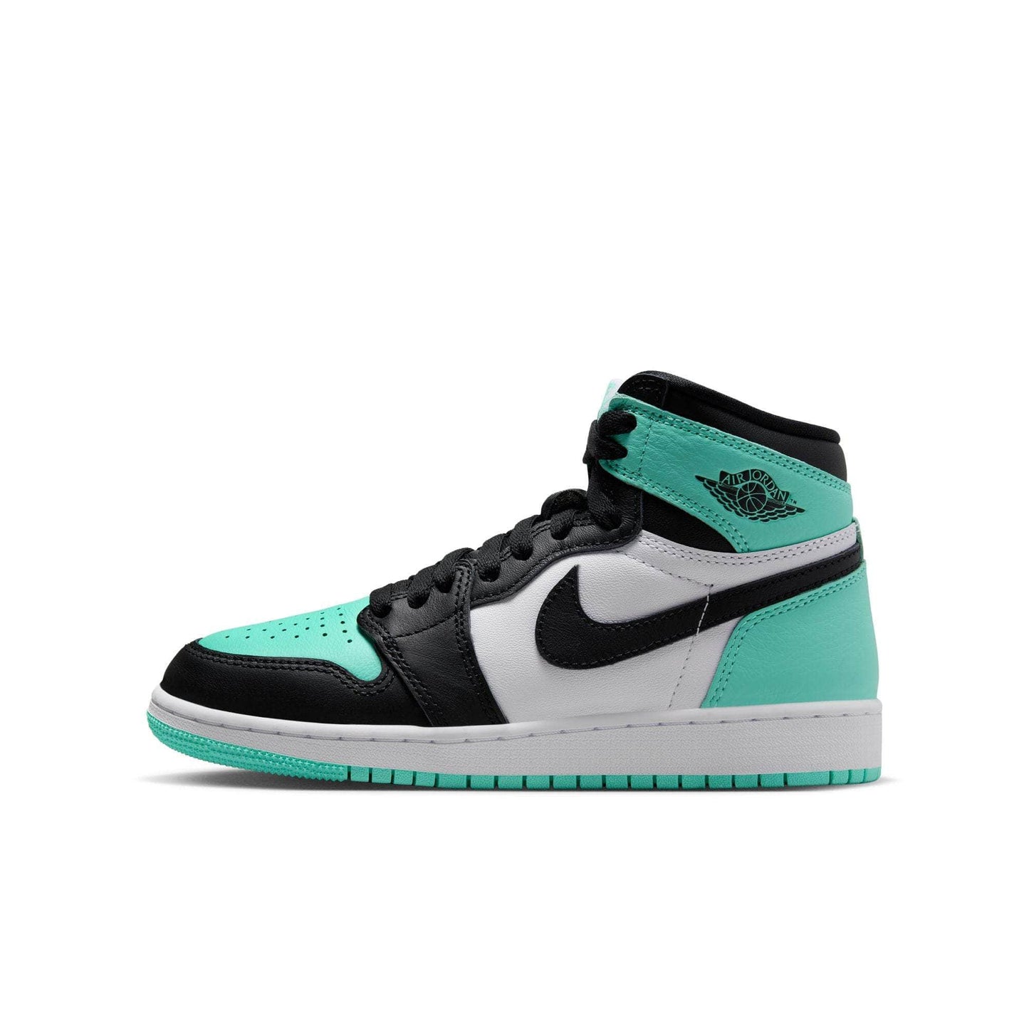 Air Jordan 1 Retro High OG "Green Glow" - Boy's GS