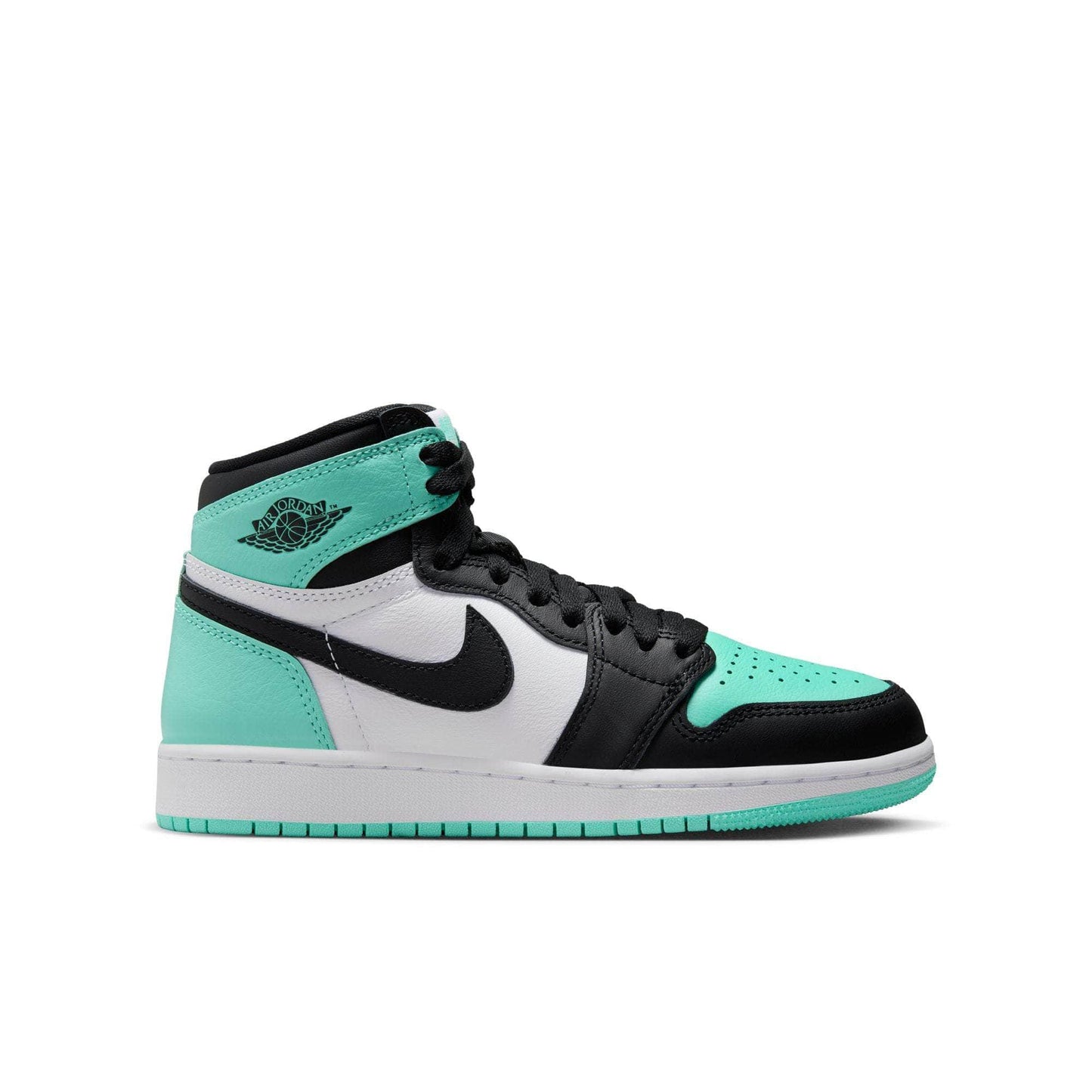 Air Jordan 1 Retro High OG "Green Glow" - Boy's GS