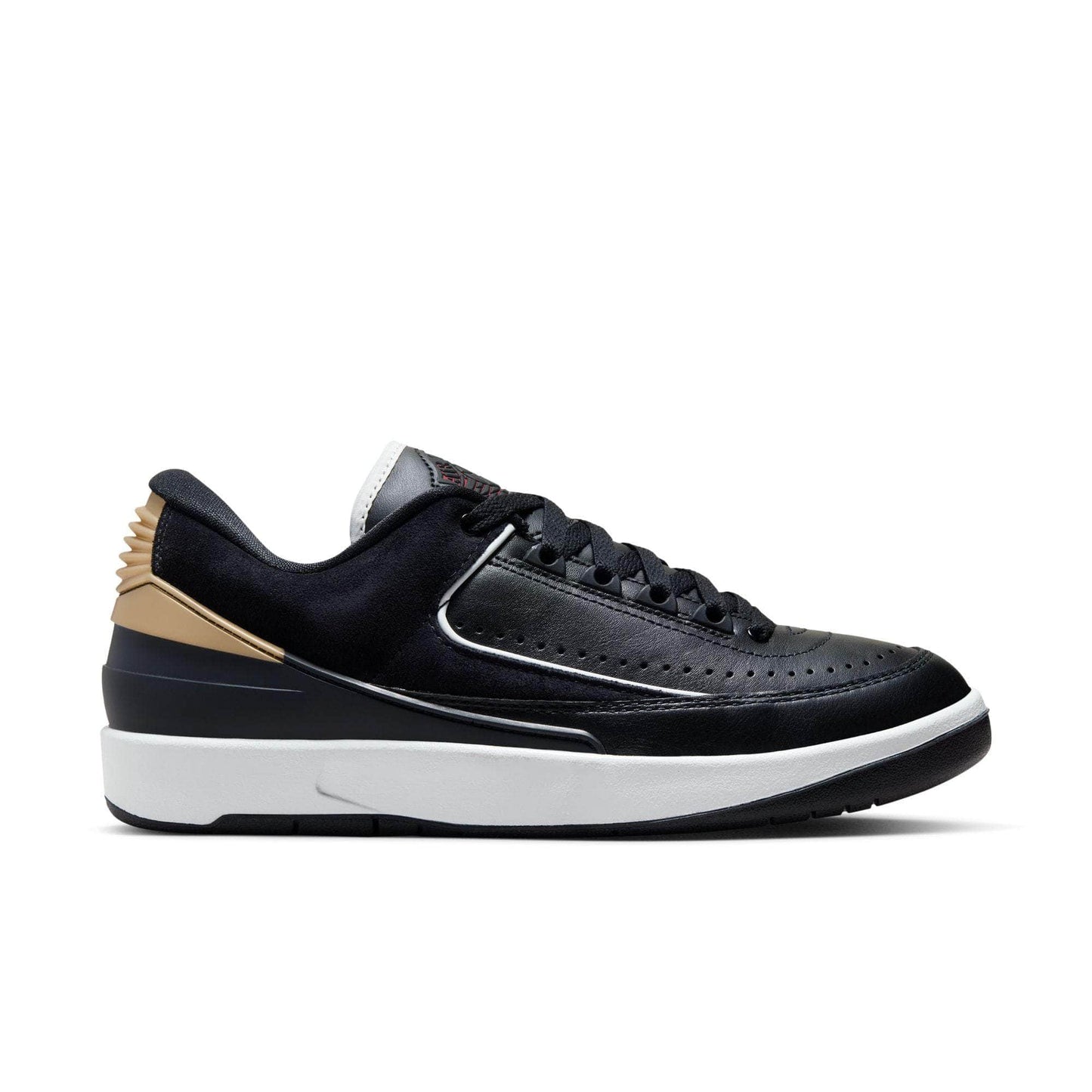 Air Jordan 2 Retro Low "Black Metallic Gold" - Women's