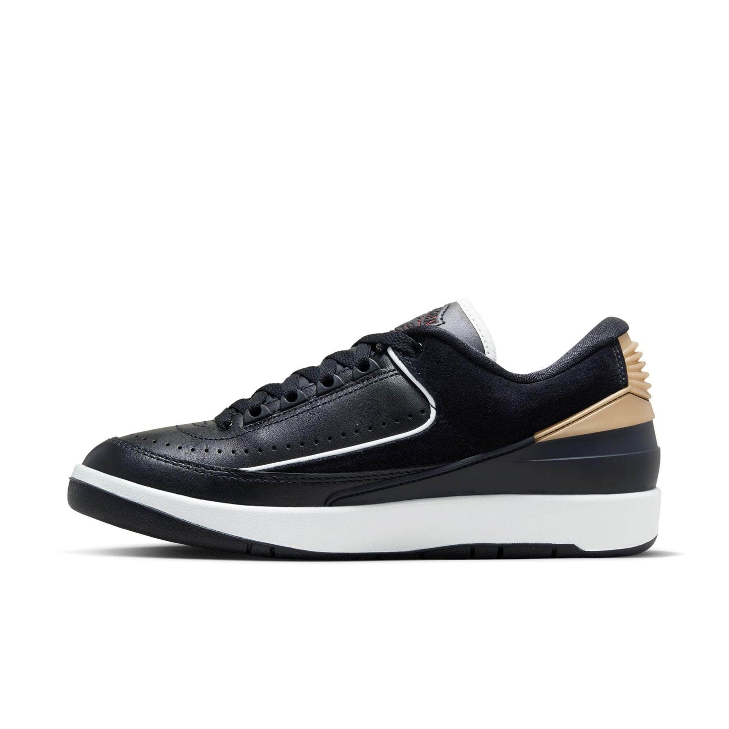 Air Jordan 2 Retro Low "Black Metallic Gold" - Women's