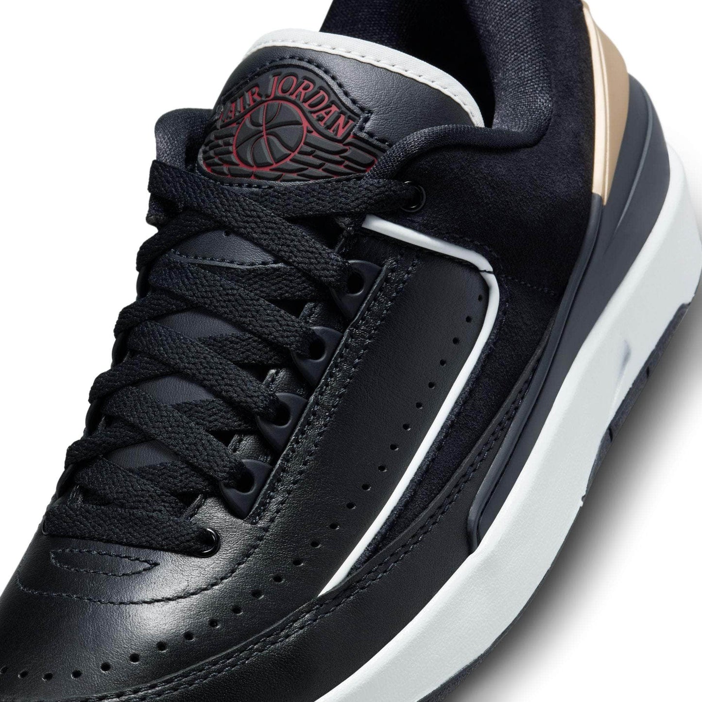 Air Jordan 2 Retro Low "Black Metallic Gold" - Women's
