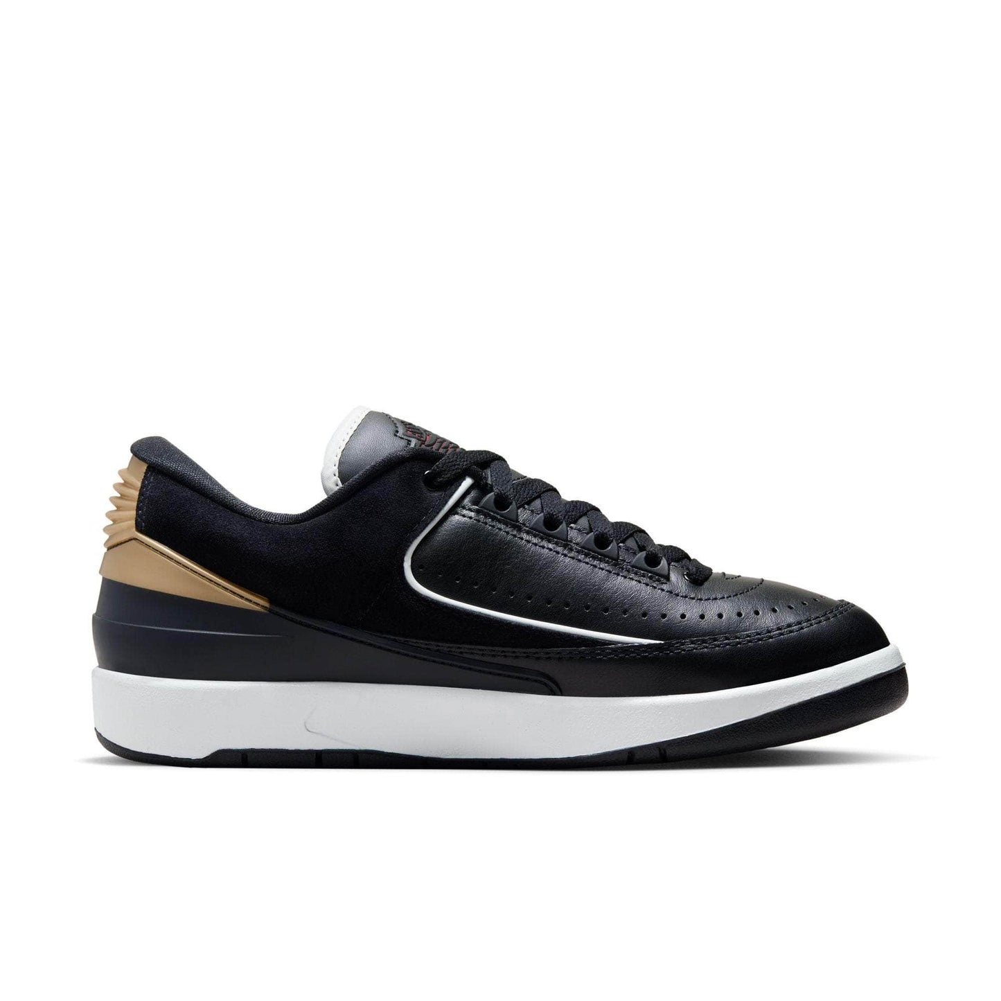 Air Jordan 2 Retro Low "Black Metallic Gold" - Women's