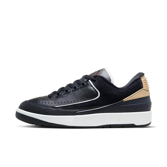 Air Jordan 2 Retro Low "Black Metallic Gold" - Women's