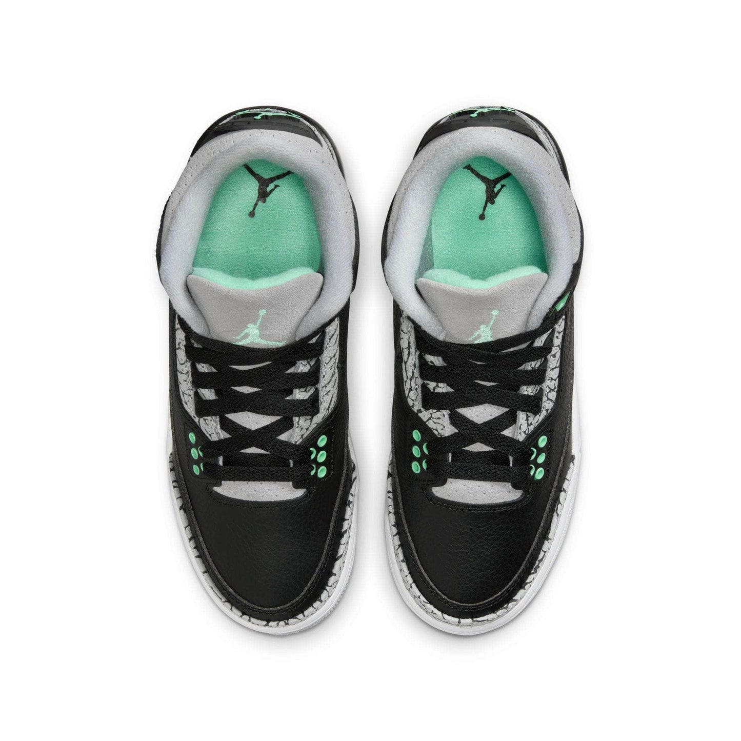 Air Jordan 3 Retro 鈥淕reen Glow鈥?- Boy's GS