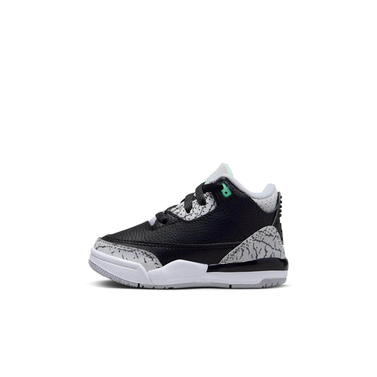 Air Jordan 3 Retro 鈥淕reen Glow鈥?- Toddler's TD