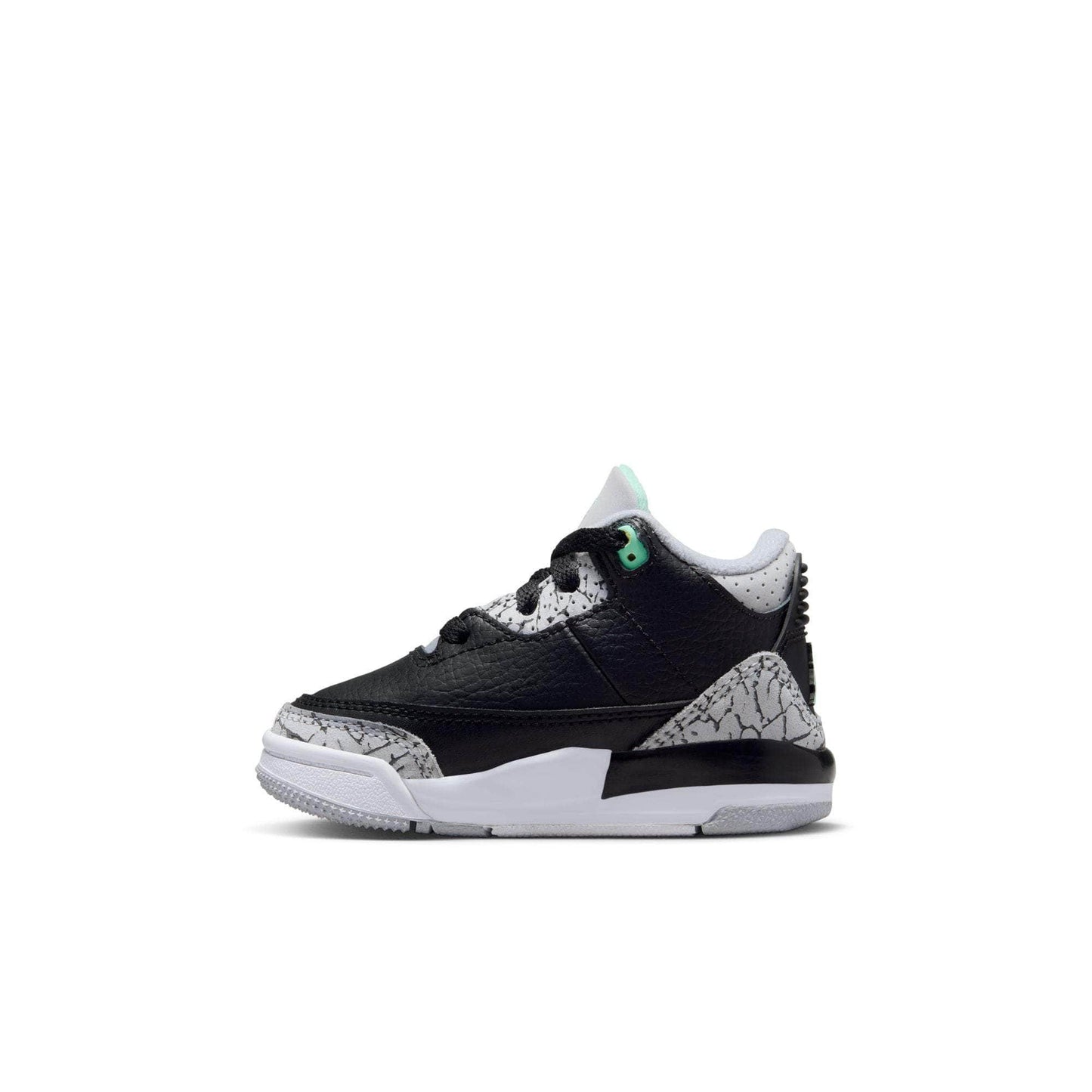 Air Jordan 3 Retro 鈥淕reen Glow鈥?- Toddler's TD