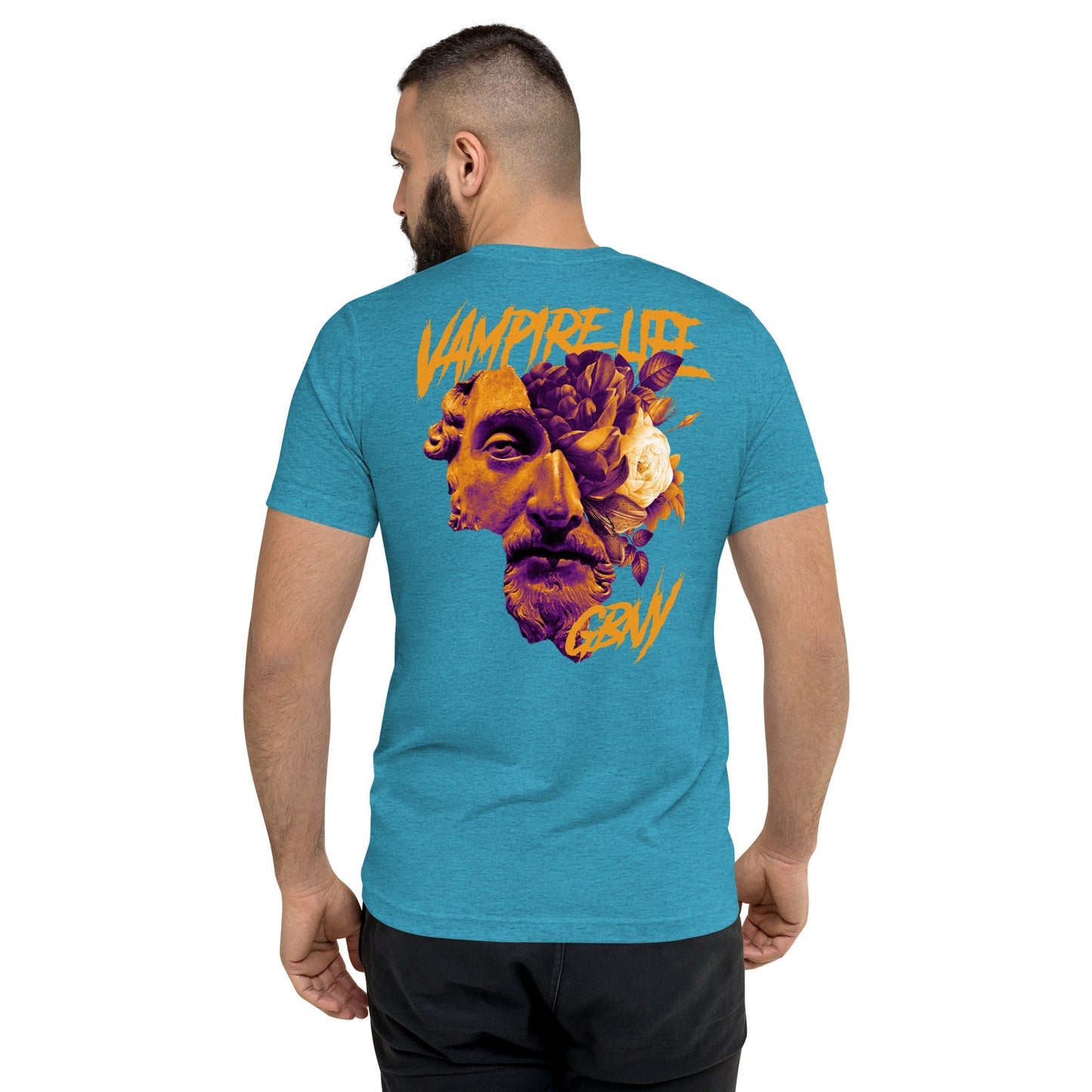 GBNY Aqua Triblend / XS Vamp Life X GBNY "Roman Gods" T-shirt - Men's 9197910_6464