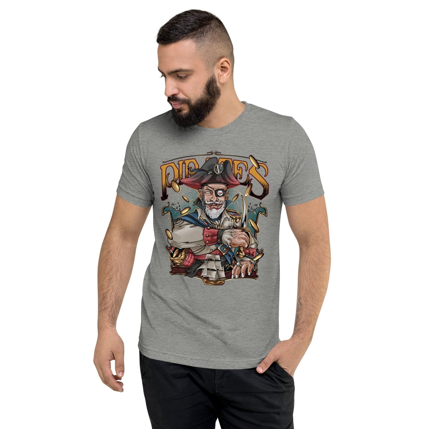 GBNY Athletic Grey Triblend / XS Vamp Life X GBNY "Pirates King" T-shirt - Men's 4461701_6472