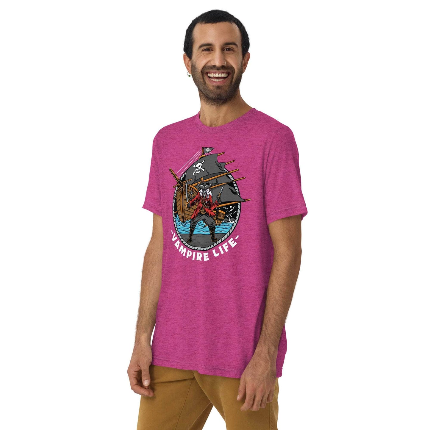 GBNY Berry Triblend / XS Vamp Life X GBNY "Bay Of Pirates" T-shirt - Men's 8955956_6480