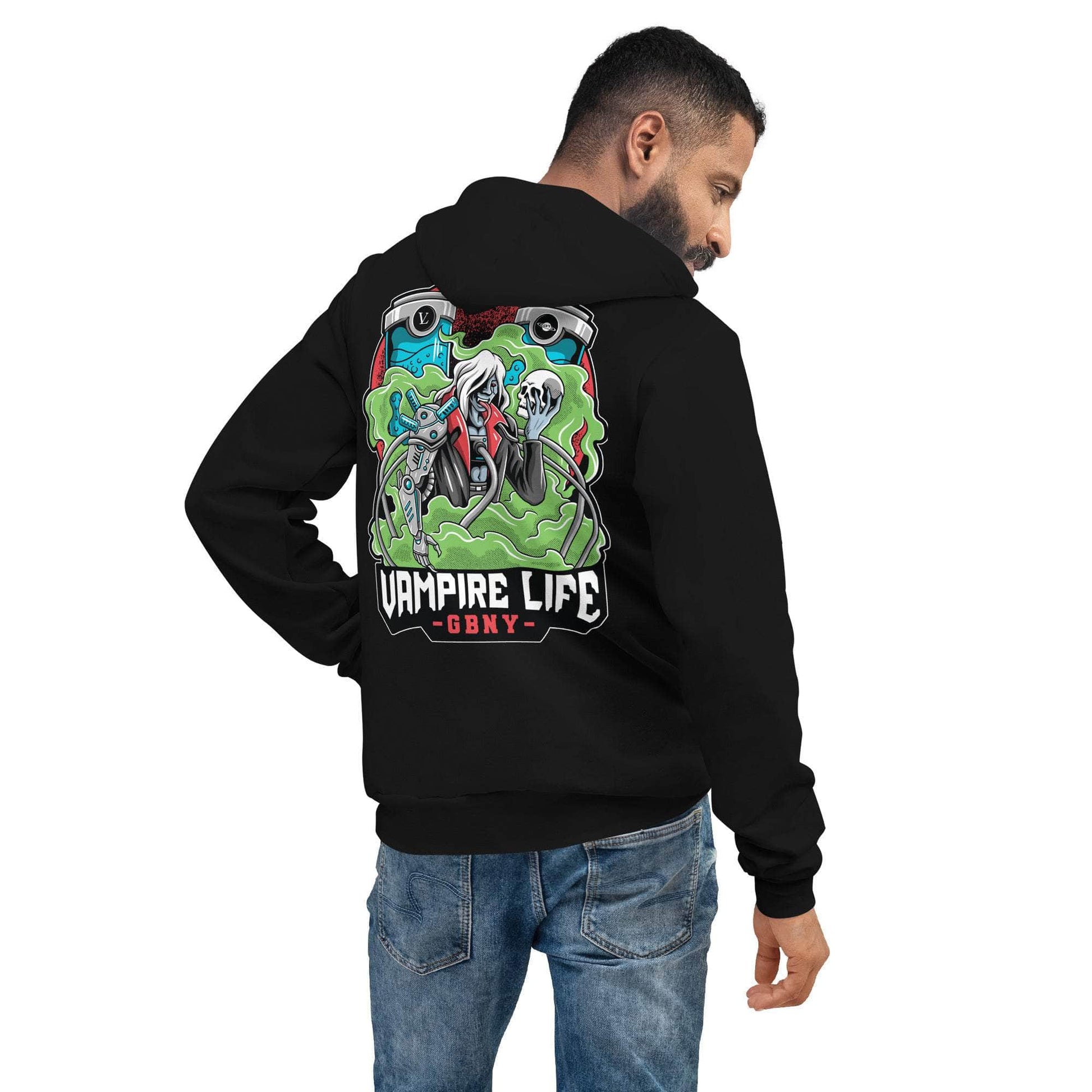 GBNY Black / S Vamp Life X GBNY "Cyber Punk Vamp" Super Soft Hoodie - Men's 1778637_9227