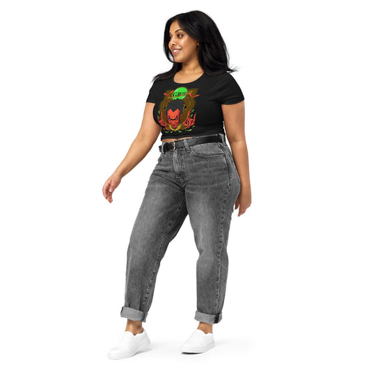 GBNY Black / XS/SM Vamp Life X GBNY "Rock & Roll Vamp" Crop Tee - Women鈥檚 7524668_7317