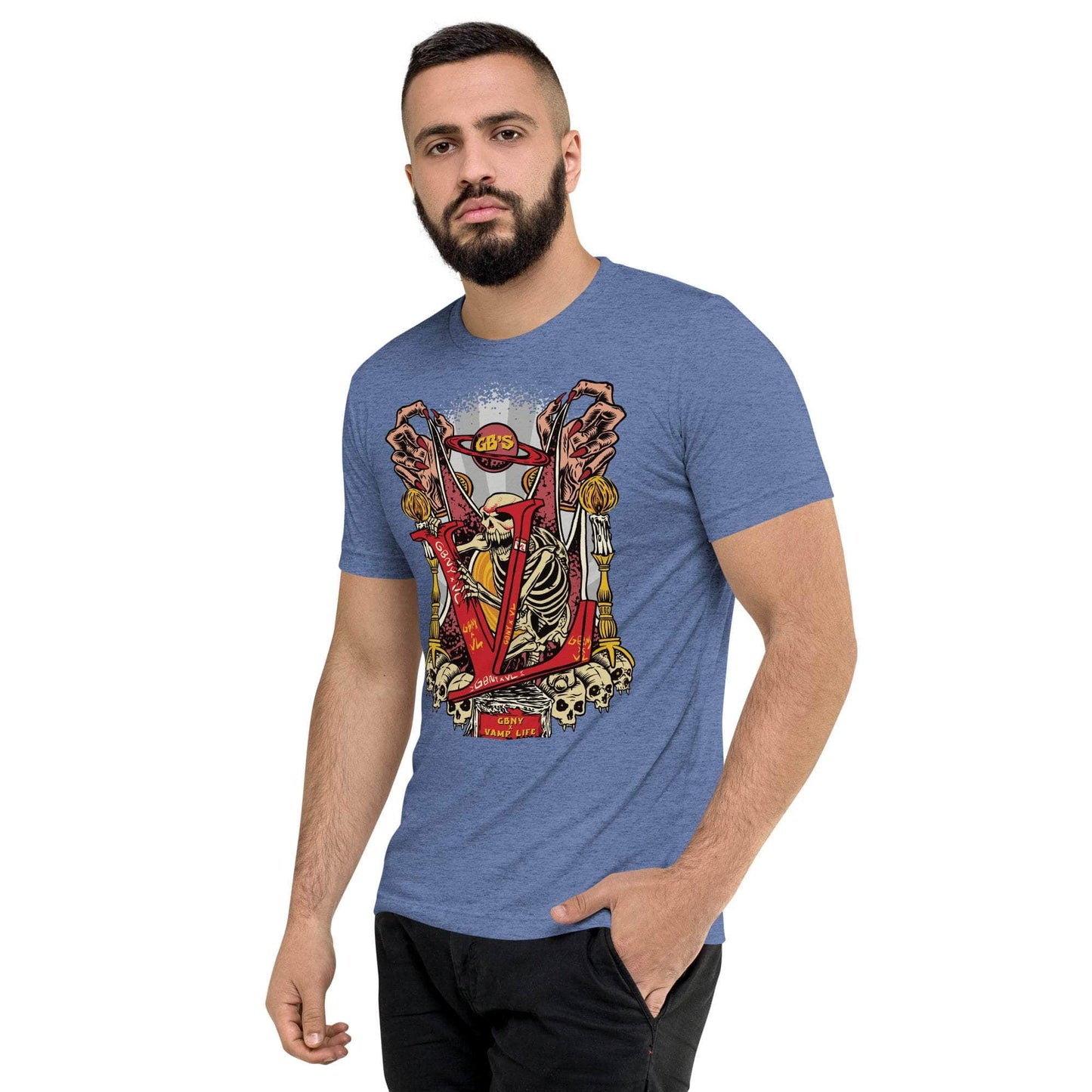 GBNY Blue Triblend / XS Vamp Life X GBNY "Graveyard" T-shirt - Men's 3983979_6488