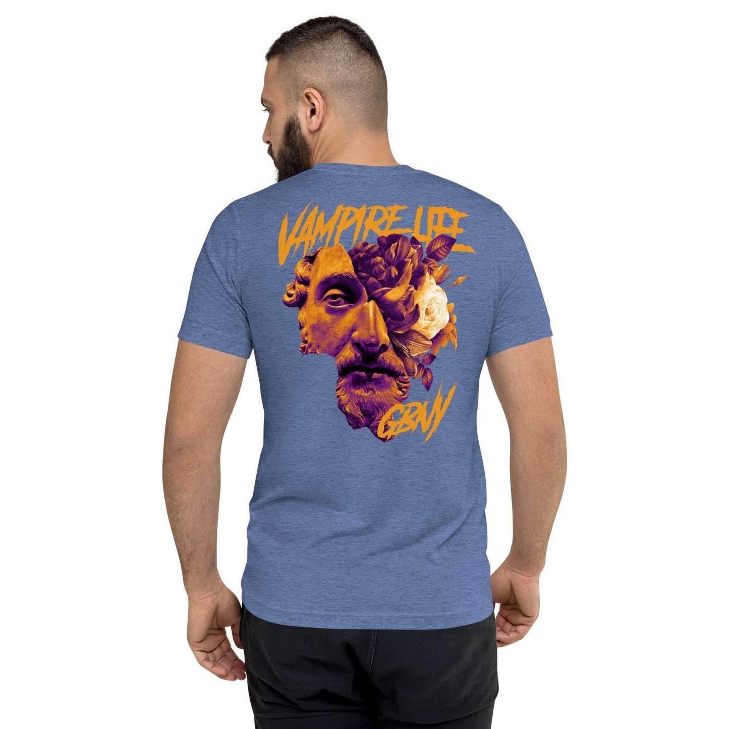 GBNY Blue Triblend / XS Vamp Life X GBNY "Roman Gods" T-shirt - Men's 9197910_6488