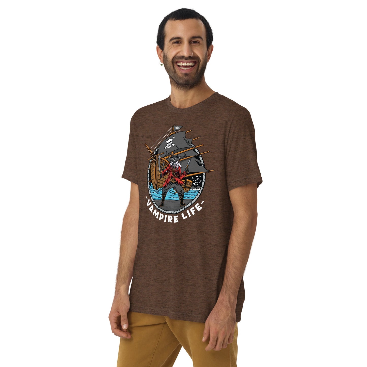 GBNY Brown Triblend / XS Vamp Life X GBNY "Bay Of Pirates" T-shirt - Men's 8955956_6496