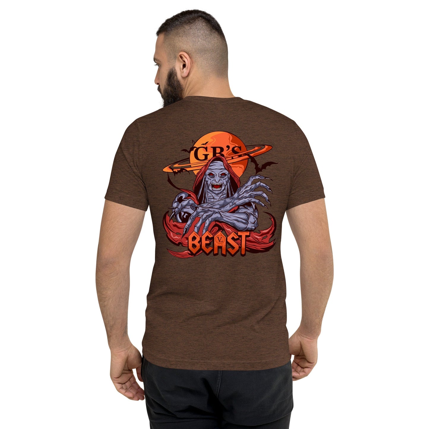 GBNY Brown Triblend / XS Vamp Life X GBNY "Beast" T-shirt - Men's 7804071_6496