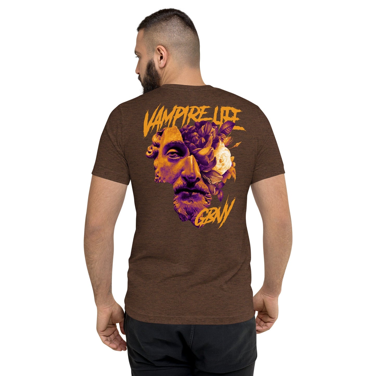 GBNY Brown Triblend / XS Vamp Life X GBNY "Roman Gods" T-shirt - Men's 9197910_6496