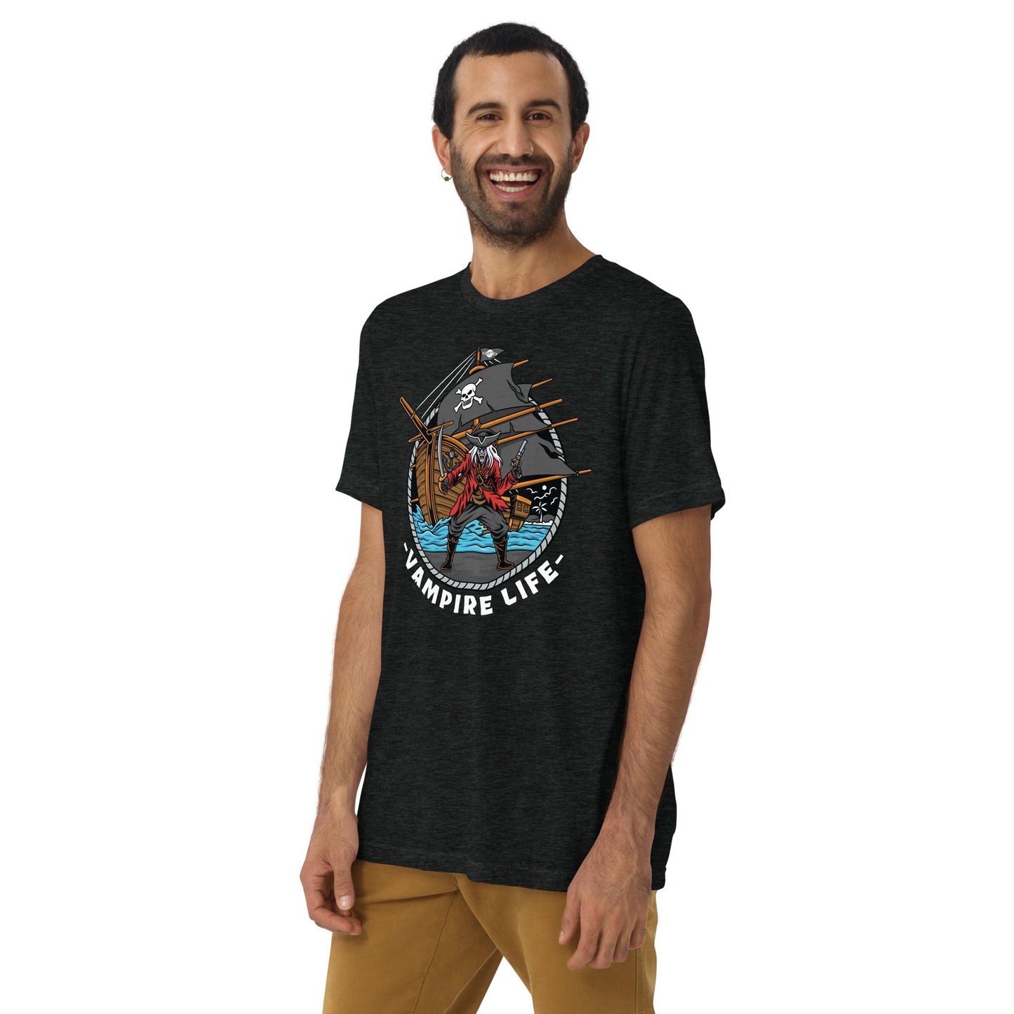GBNY Charcoal-Black Triblend / XS Vamp Life X GBNY "Bay Of Pirates" T-shirt - Men's 8955956_6504