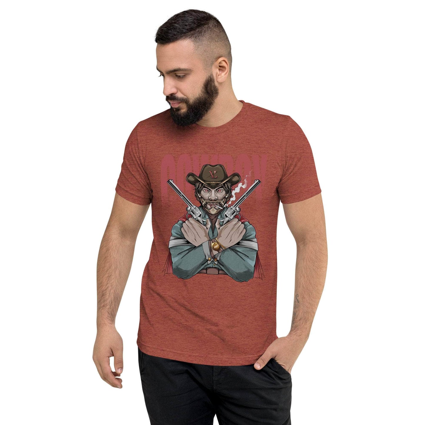 GBNY Clay Triblend / XS Vamp Life X GBNY "Cow Boy" T-shirt - Men's 2714713_6512