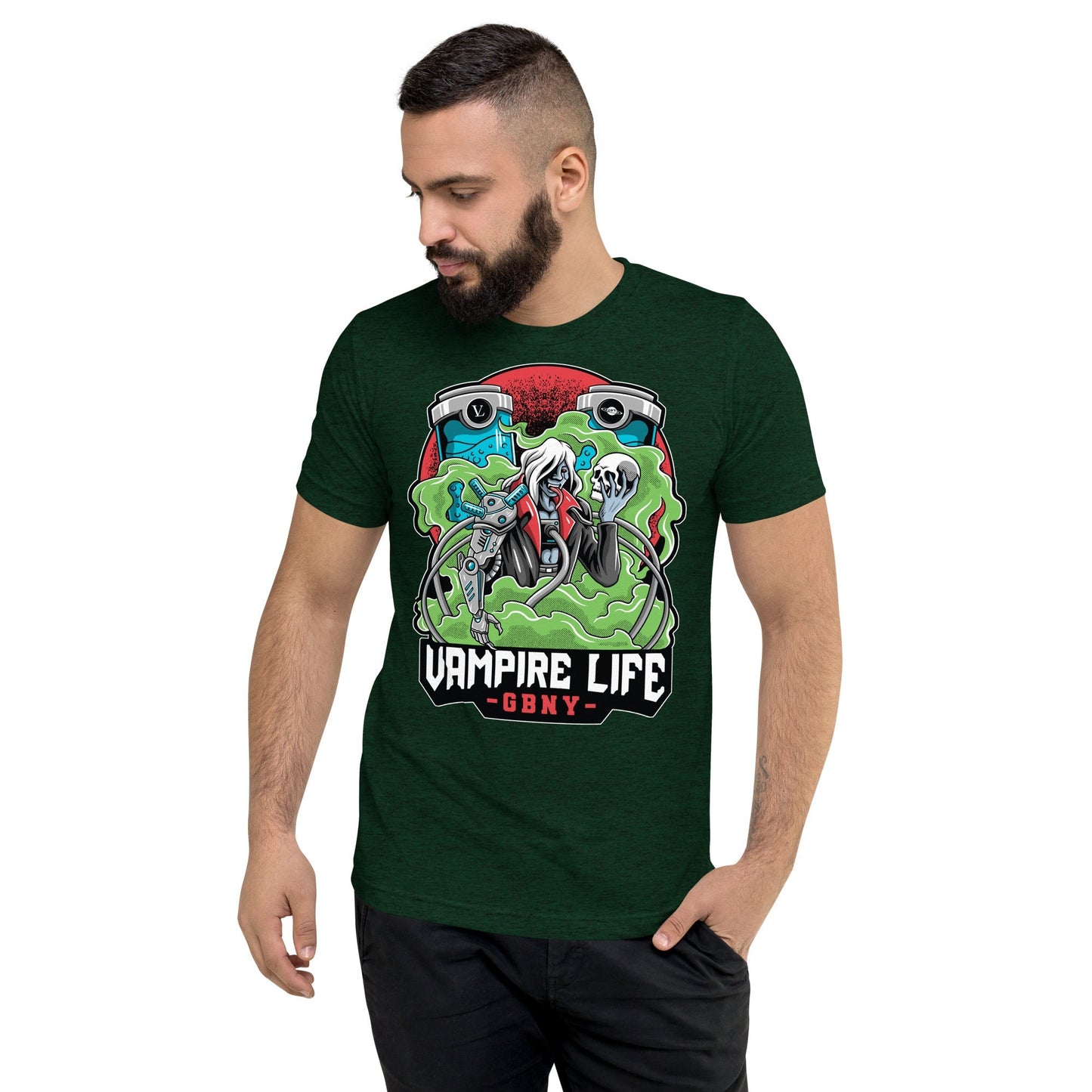 GBNY Emerald Triblend / XS Short sleeve t-shirt 3535018_6520