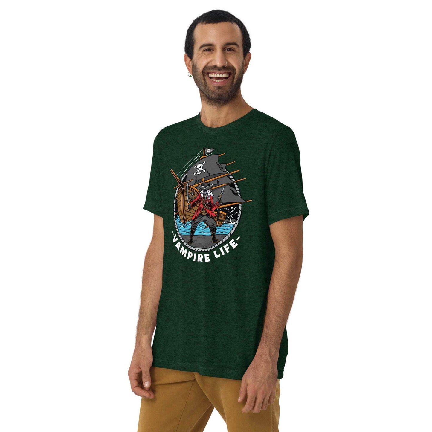 GBNY Emerald Triblend / XS Vamp Life X GBNY "Bay Of Pirates" T-shirt - Men's 8955956_6520