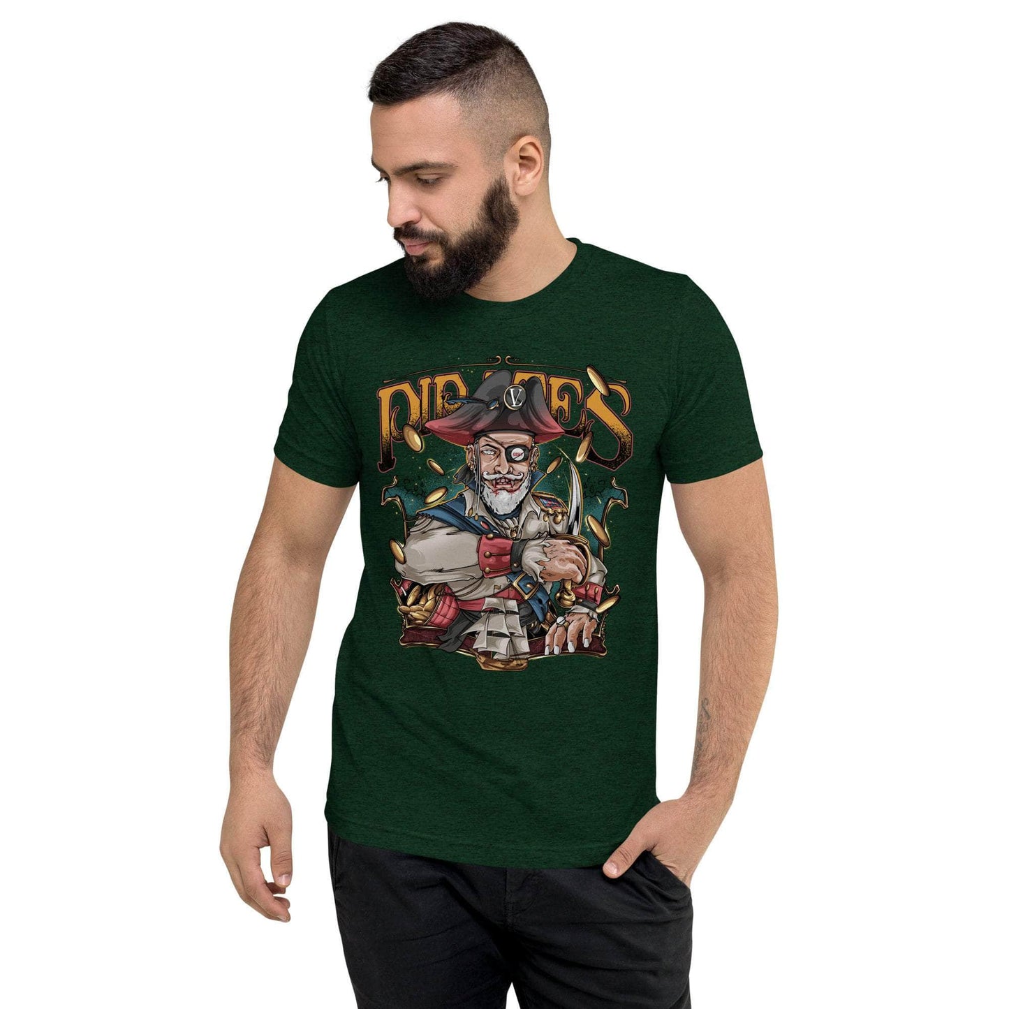 GBNY Emerald Triblend / XS Vamp Life X GBNY "Pirates King" T-shirt - Men's 4461701_6520