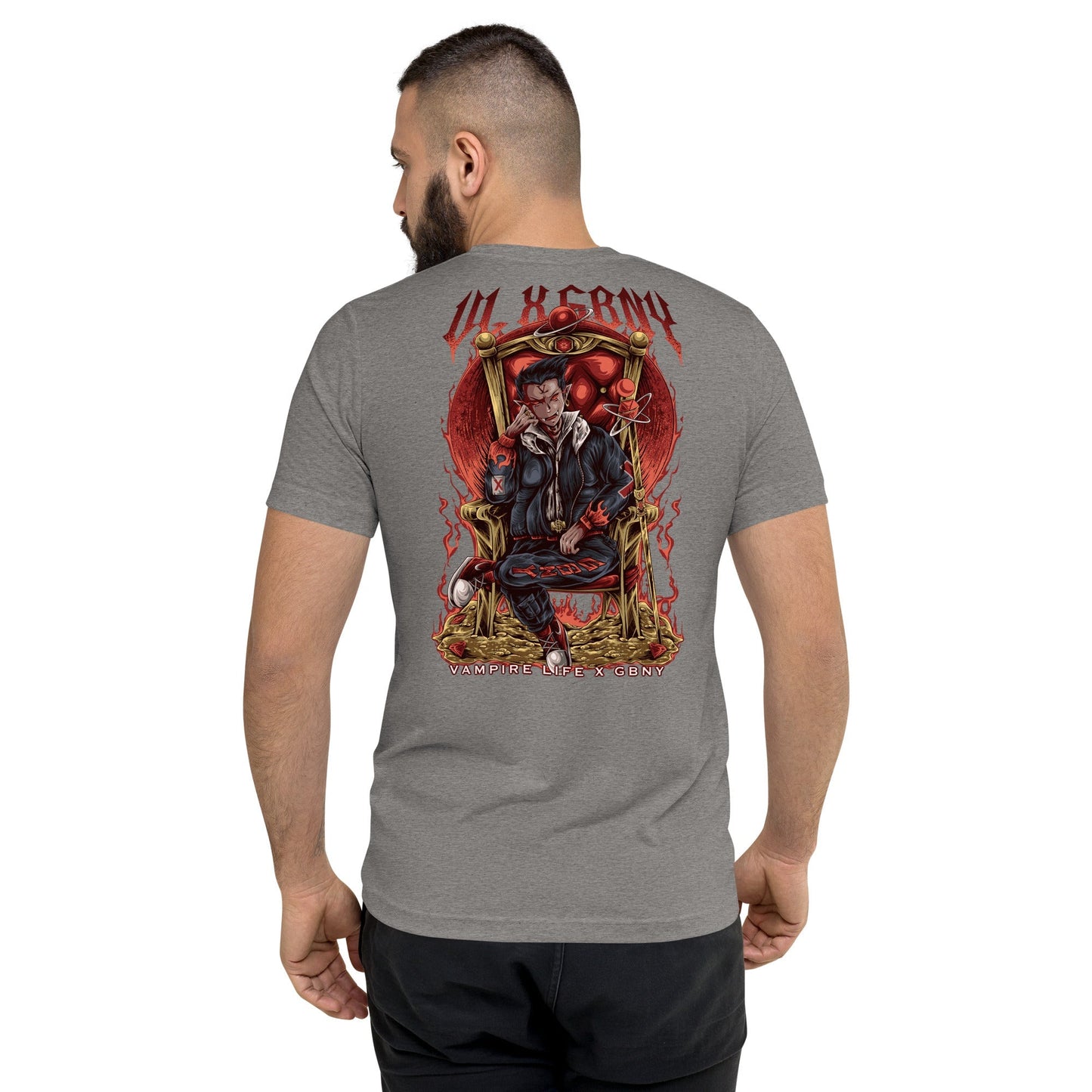 GBNY Grey Triblend / XS Vamp Life X GBNY "Vampires Throne" T-shirt - Men's 6950324_6536