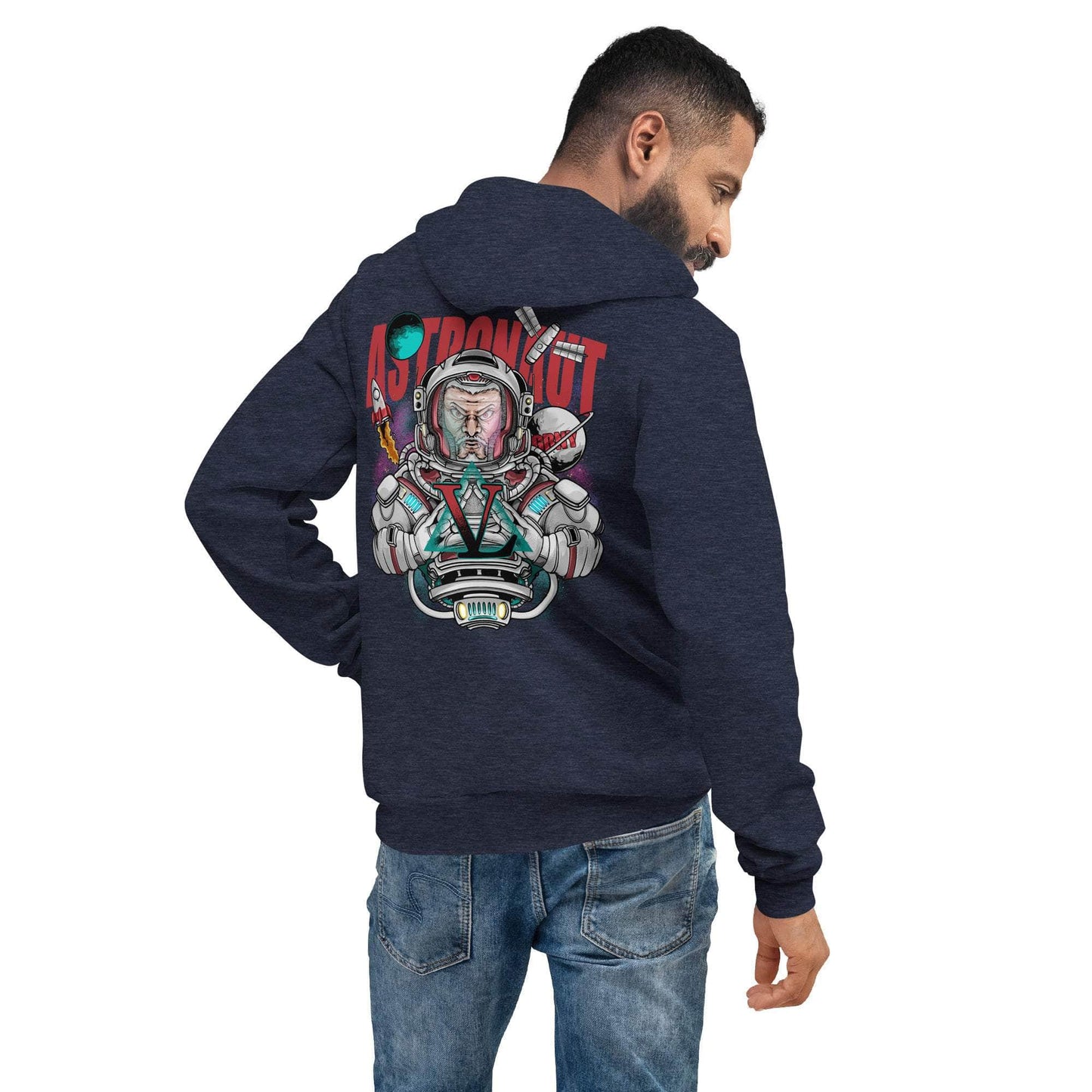 GBNY Heather Navy / S Vamp Life X GBNY "Astronaut" Super Soft Hoodie - Men's 9616974_9251