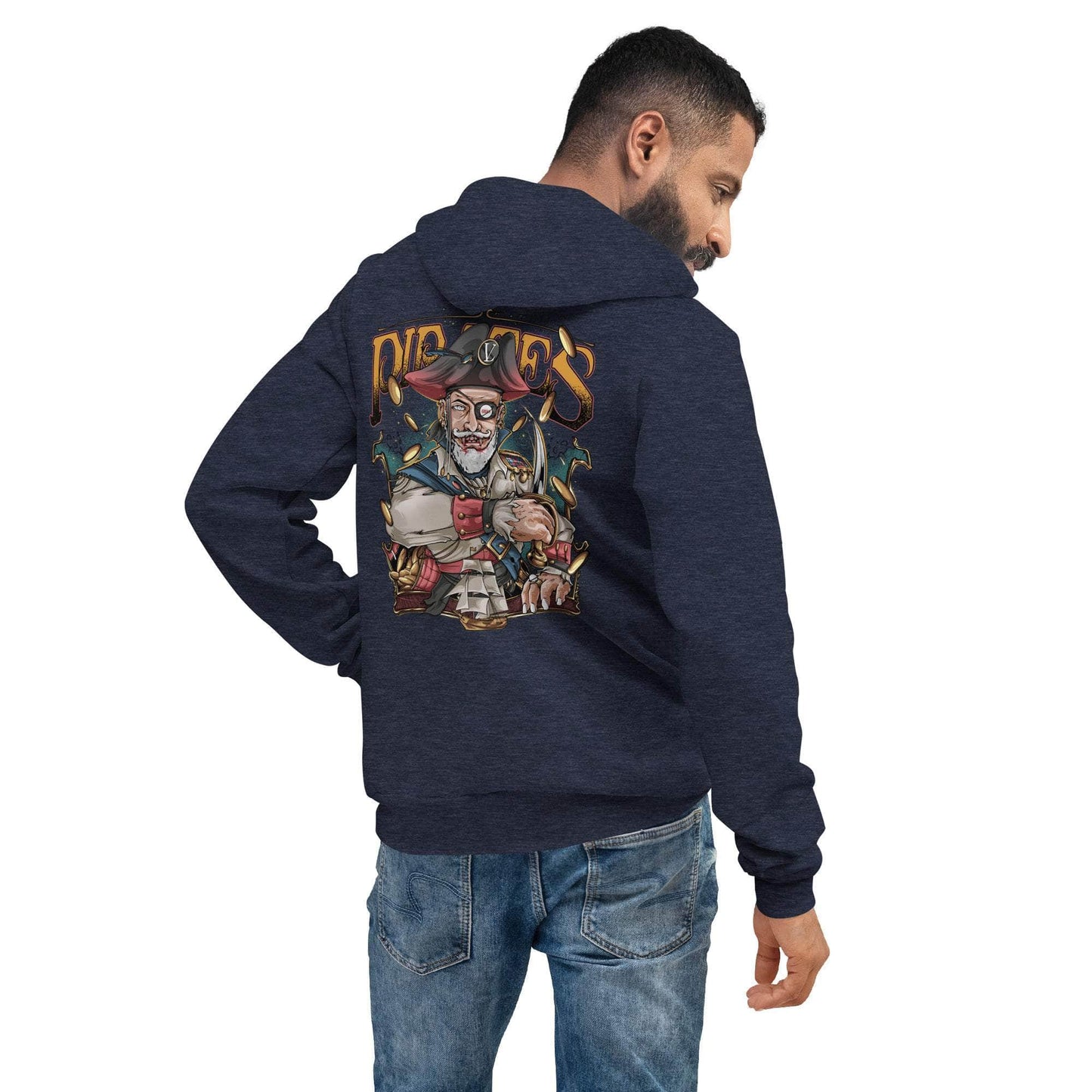 GBNY Heather Navy / S Vamp Life X GBNY "Pirates King" Super Soft Hoodie - Men's 5949082_9251
