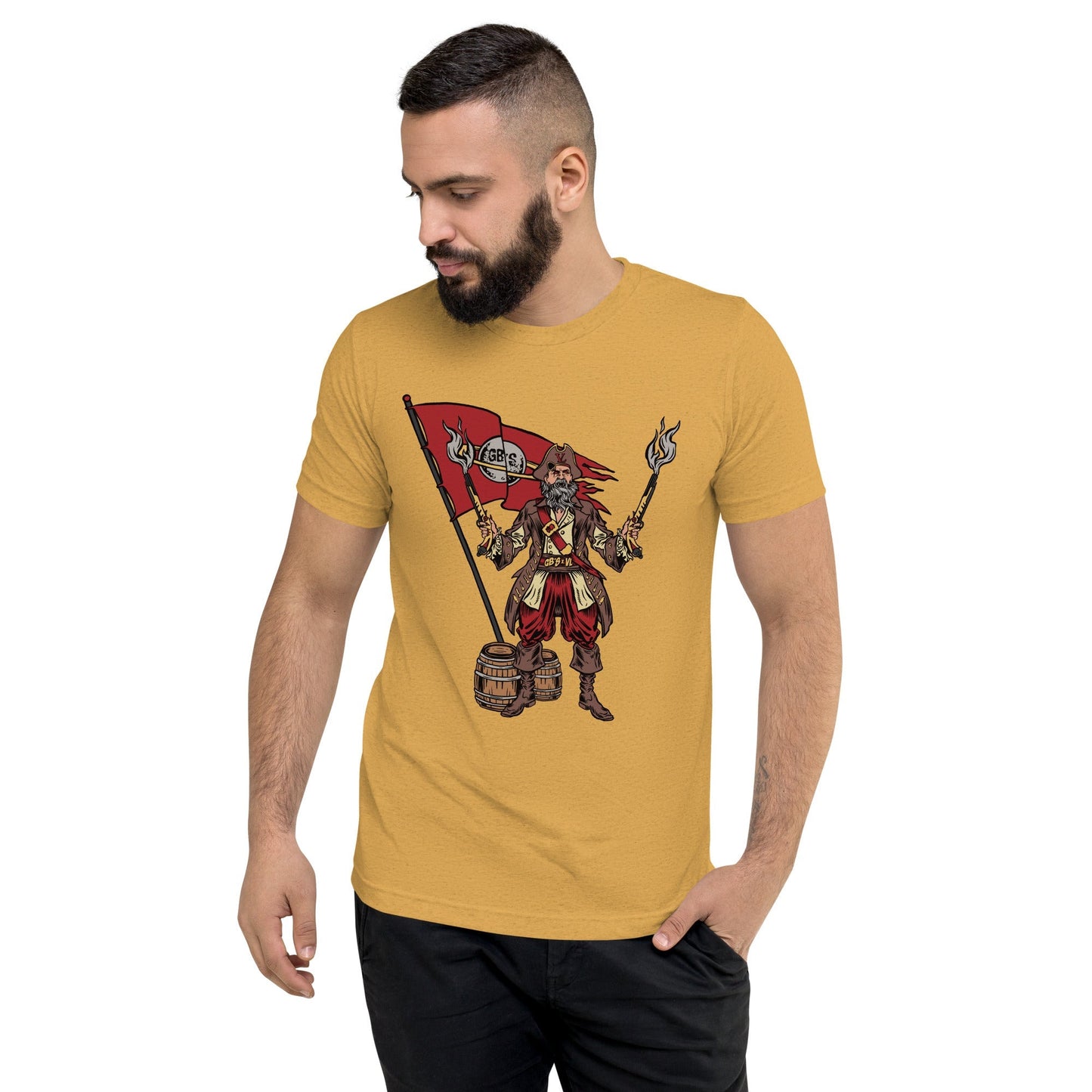 GBNY Mustard Triblend / XS Vamp Life X GBNY "Pirate Vamp" T-shirt - Men's 1187077_16728