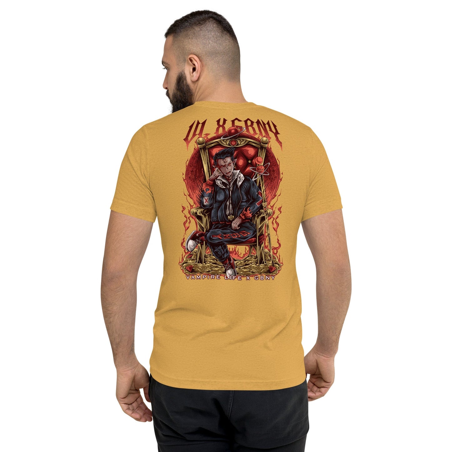 GBNY Mustard Triblend / XS Vamp Life X GBNY "Vampires Throne" T-shirt - Men's 6950324_16728