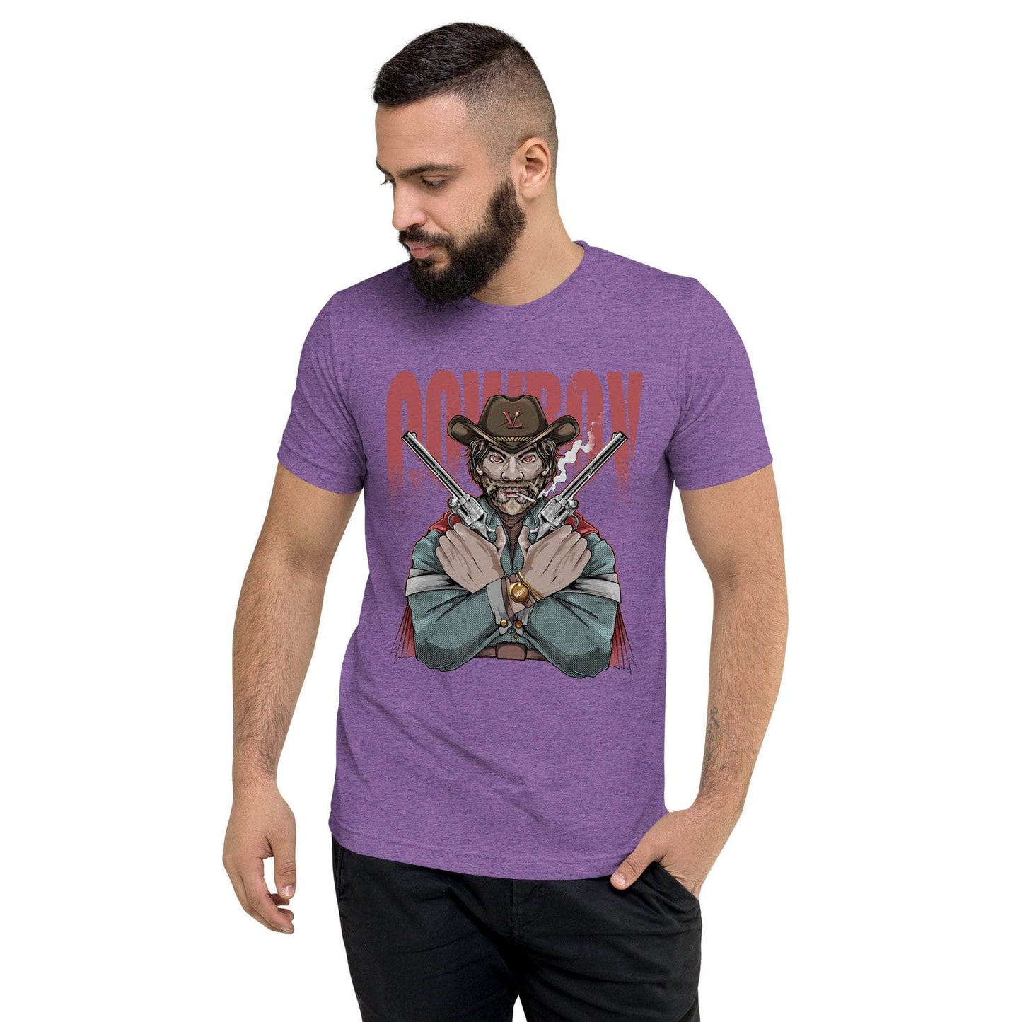 GBNY Purple Triblend / XS Vamp Life X GBNY "Cow Boy" T-shirt - Men's 2714713_6568