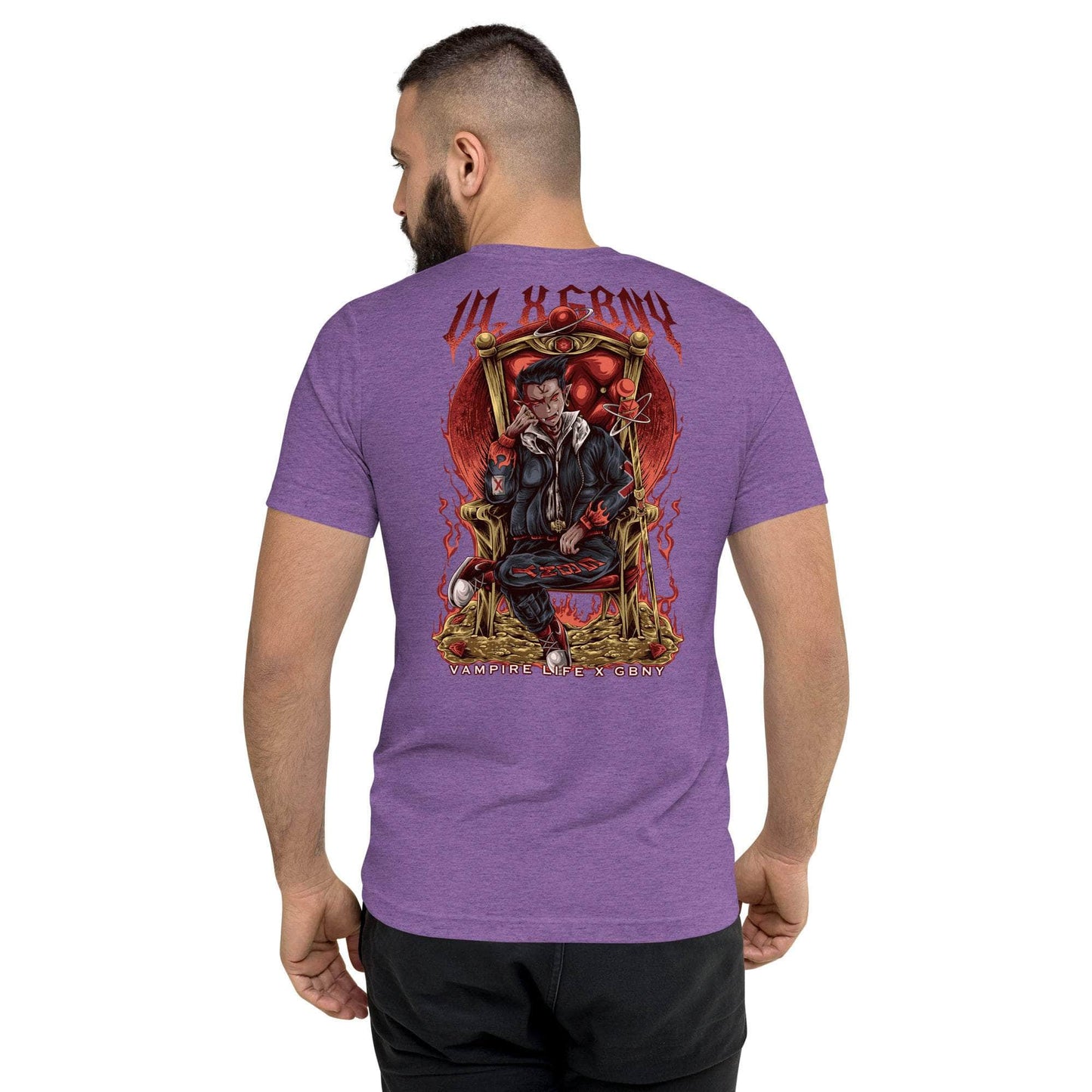 GBNY Purple Triblend / XS Vamp Life X GBNY "Vampires Throne" T-shirt - Men's 6950324_6568