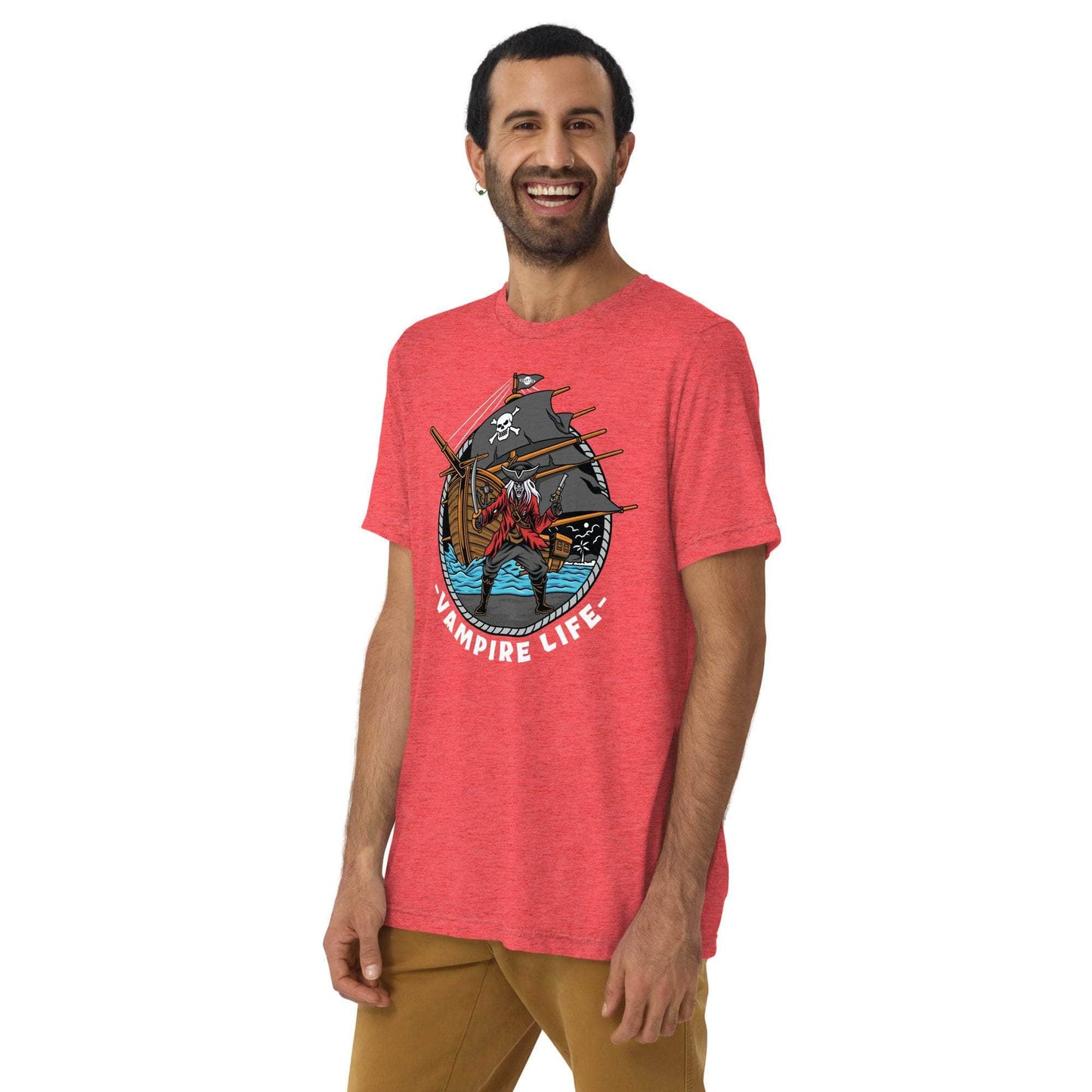 GBNY Red Triblend / XS Vamp Life X GBNY "Bay Of Pirates" T-shirt - Men's 8955956_6576