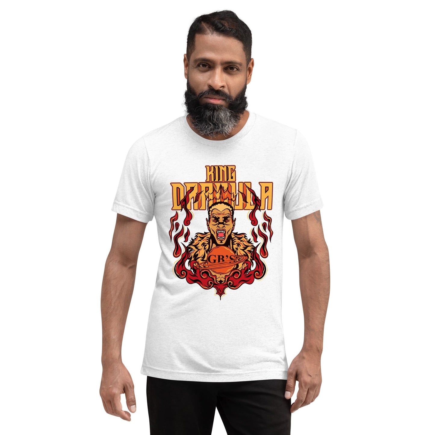 GBNY Solid White Triblend / XS Vamp Life X GBNY "King Dracula" T-shirt - Men's 7477760_16792