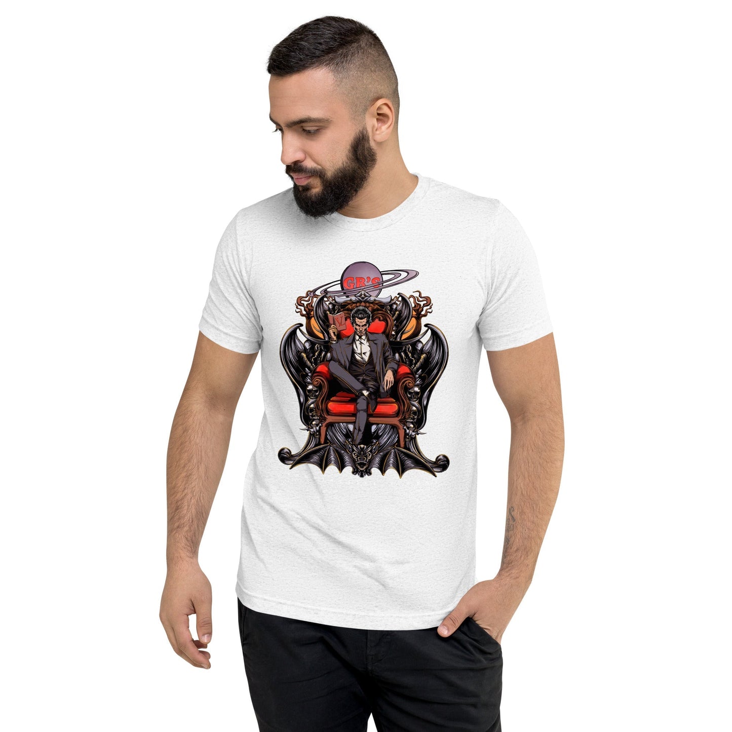 GBNY Solid White Triblend / XS Vamp Life X GBNY "Street Vamp" T-shirt - Men's 7008791_16792