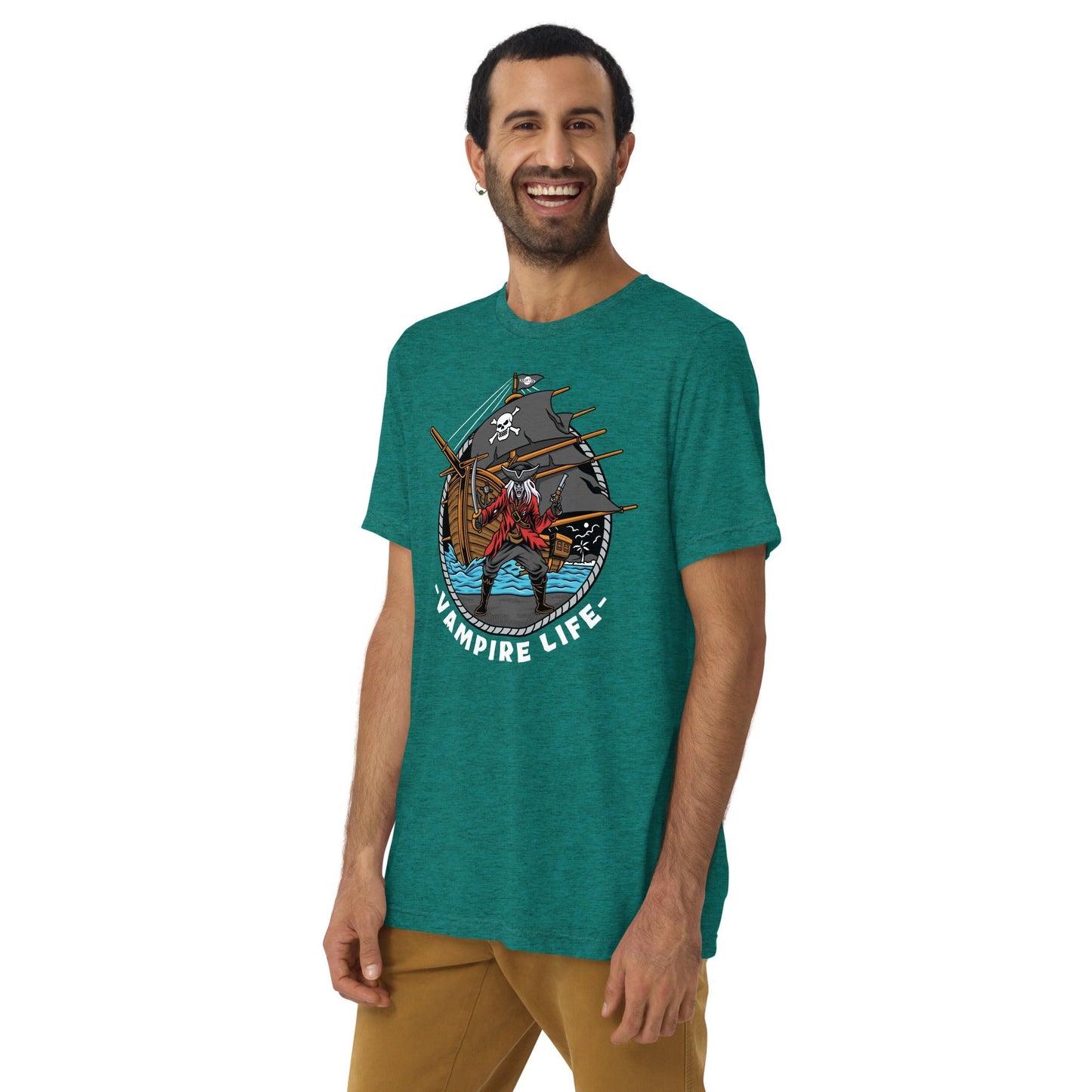 GBNY Teal Triblend / XS Vamp Life X GBNY "Bay Of Pirates" T-shirt - Men's 8955956_6592