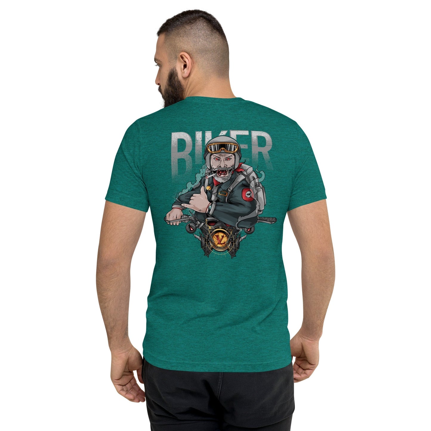 GBNY Teal Triblend / XS Vamp Life X GBNY "Biker" T-shirt - Men's 8323486_6592