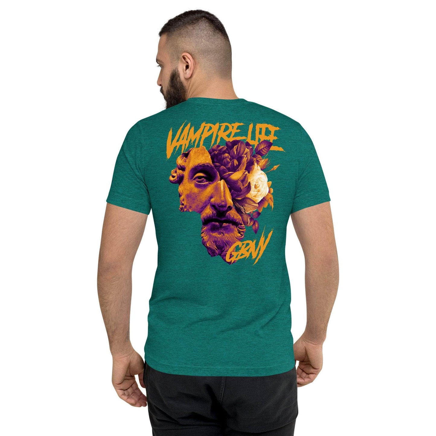 GBNY Teal Triblend / XS Vamp Life X GBNY "Roman Gods" T-shirt - Men's 9197910_6592