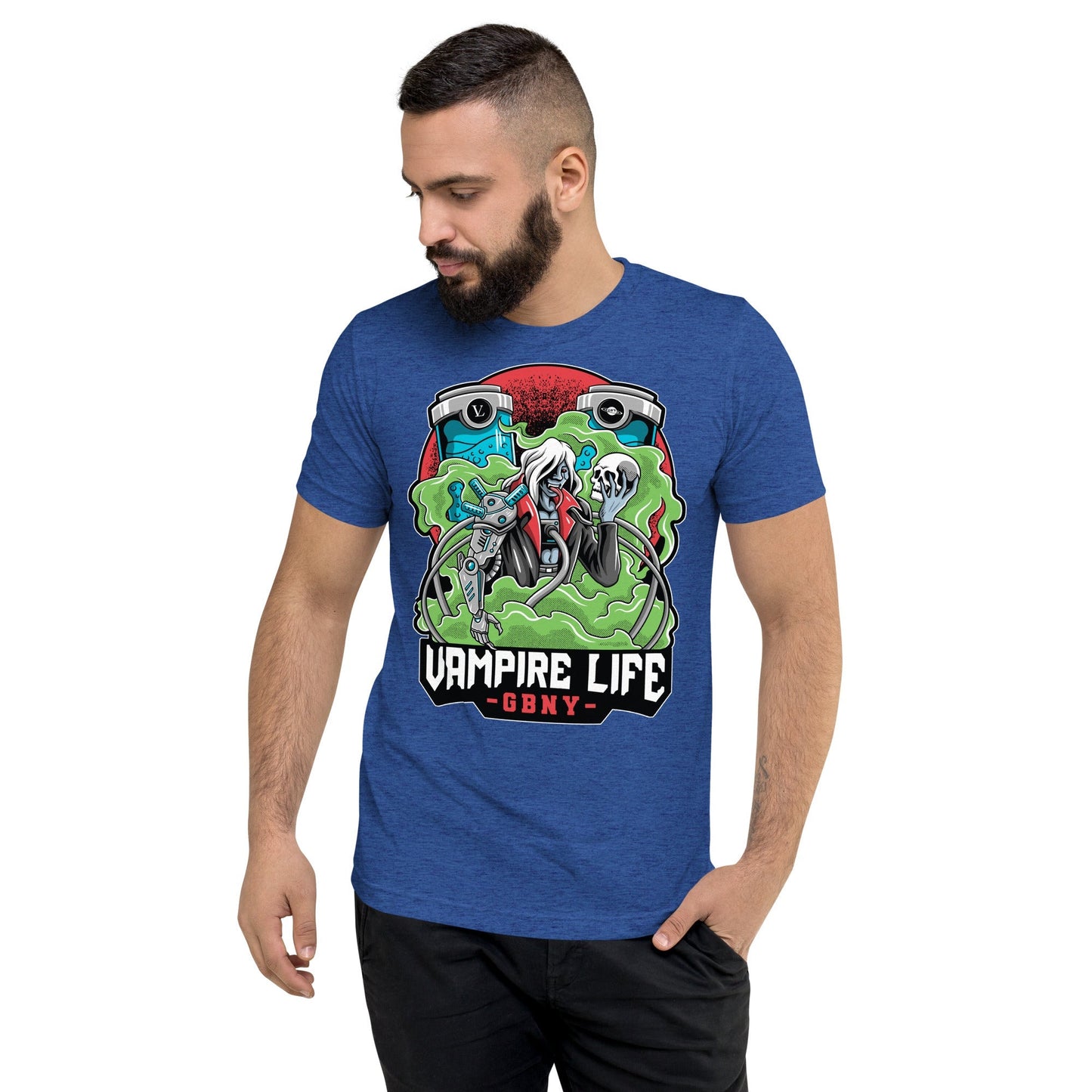 GBNY True Royal Triblend / XS Short sleeve t-shirt 3535018_6600