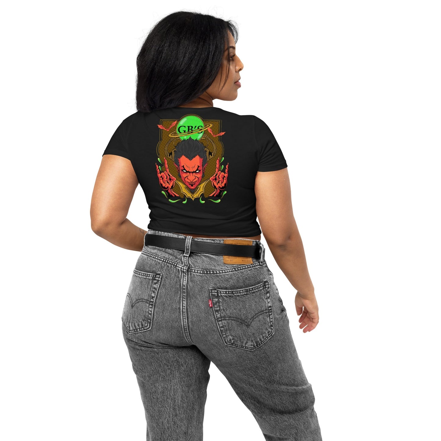 Vamp Life X GBNY "Rock & Roll Vamp" Crop Tee - Women鈥檚
