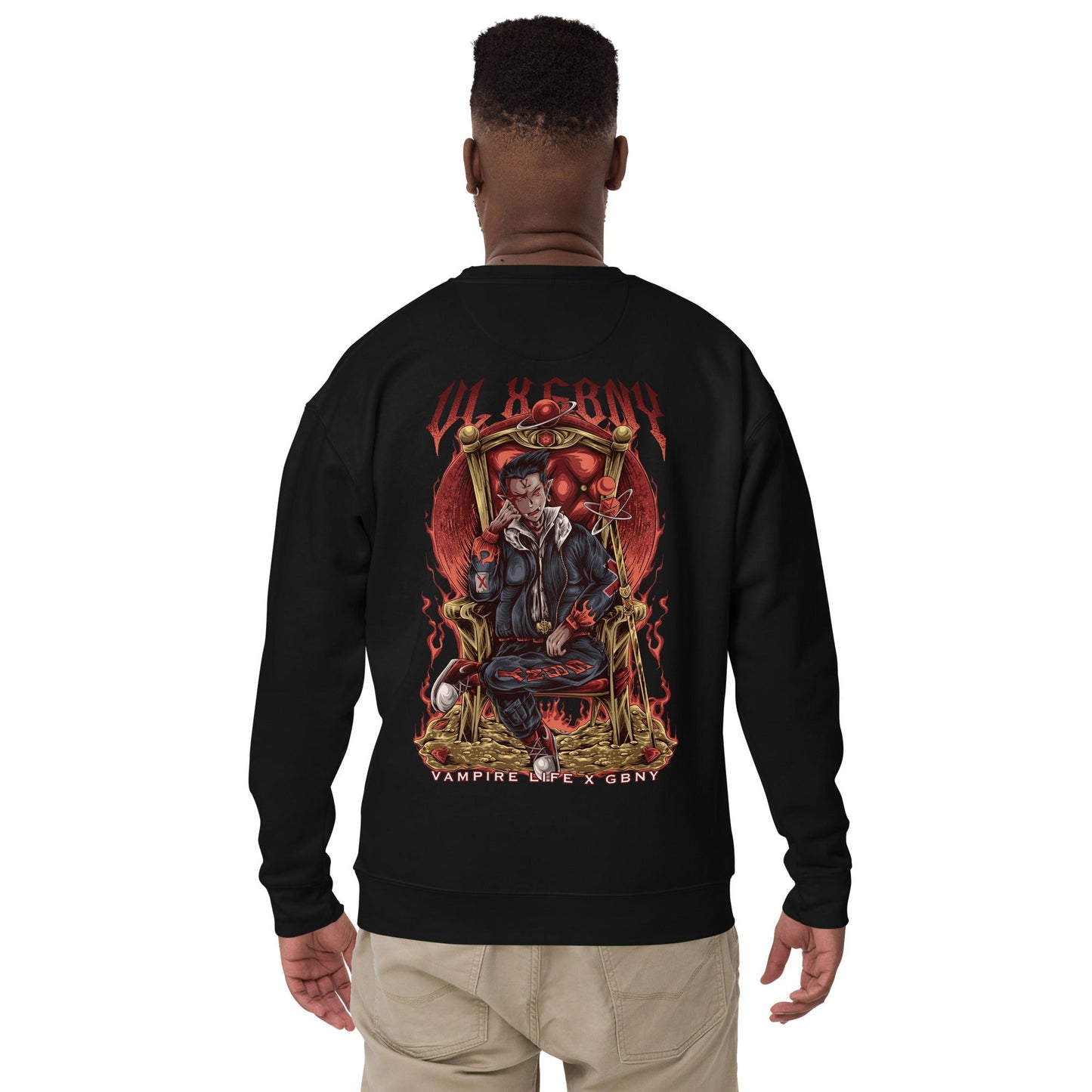 Vamp Life X GBNY "Vampires Throne" Premium Sweatshirt - Men's