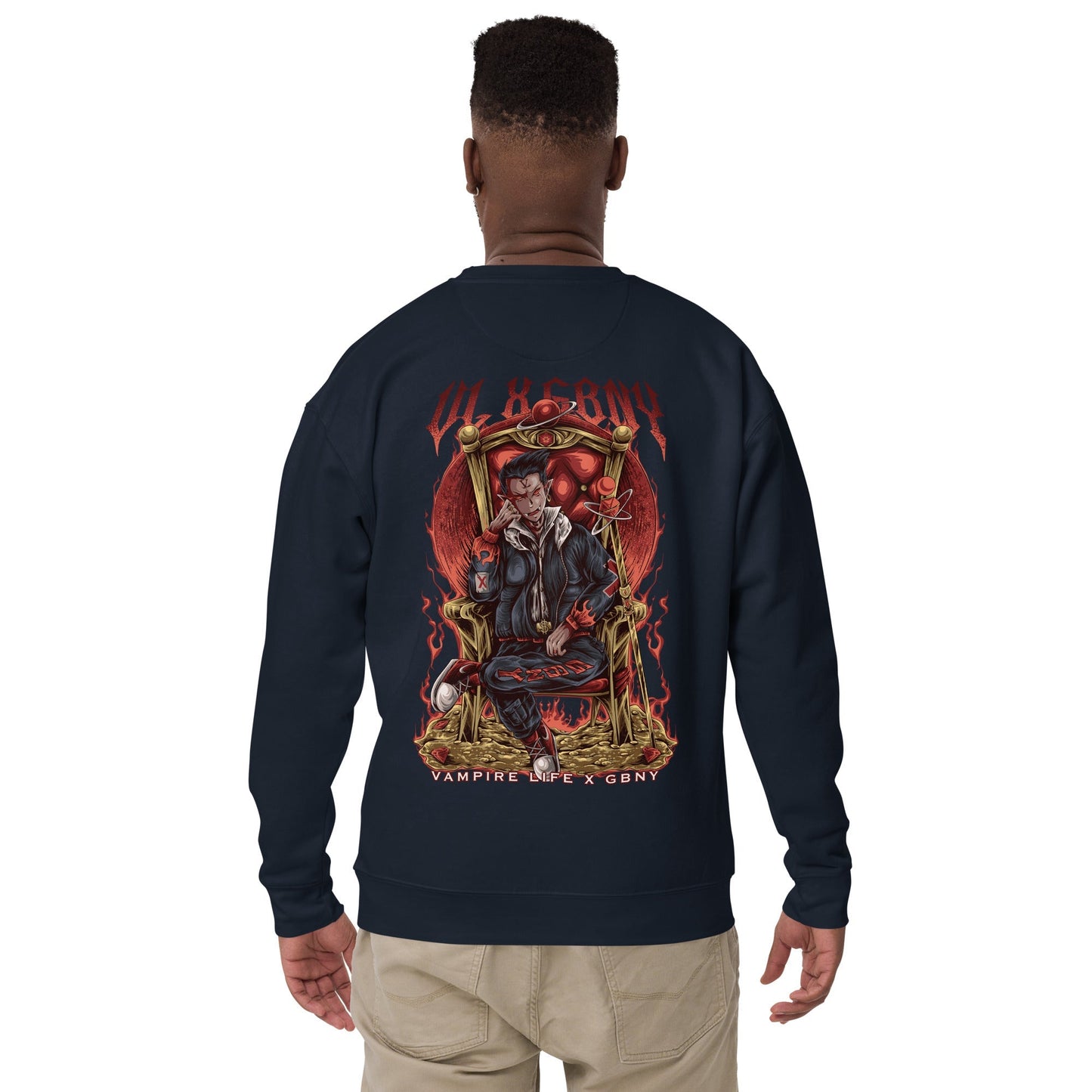 Vamp Life X GBNY "Vampires Throne" Premium Sweatshirt - Men's