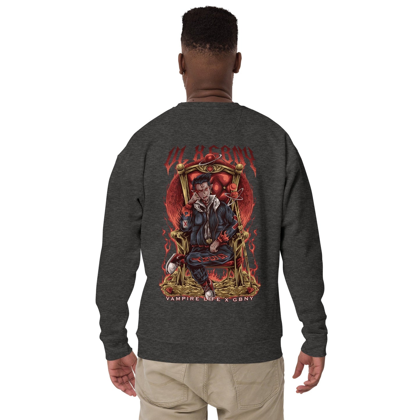 Vamp Life X GBNY "Vampires Throne" Premium Sweatshirt - Men's