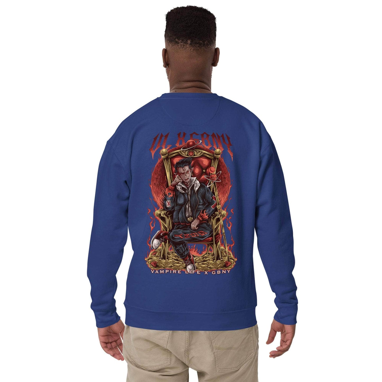 Vamp Life X GBNY "Vampires Throne" Premium Sweatshirt - Men's