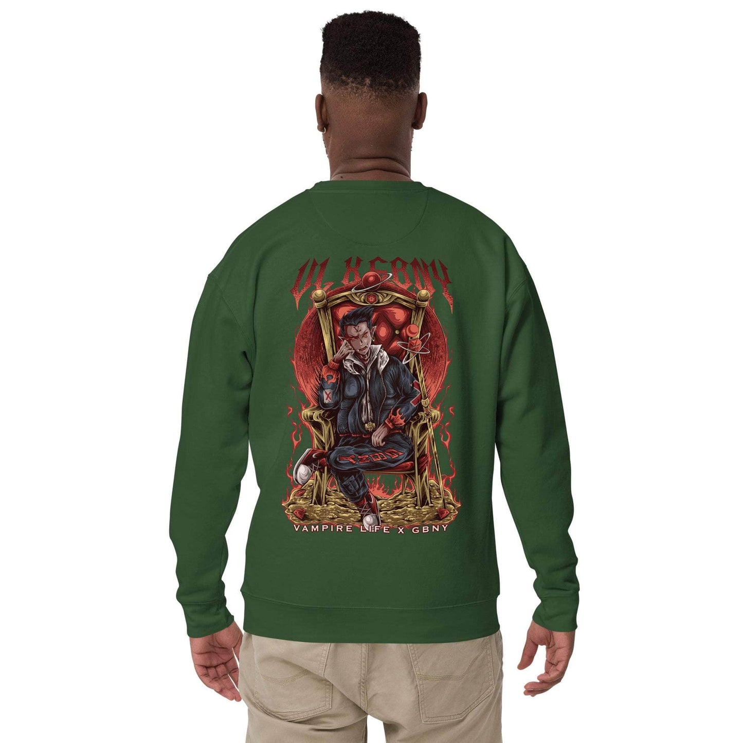 Vamp Life X GBNY "Vampires Throne" Premium Sweatshirt - Men's