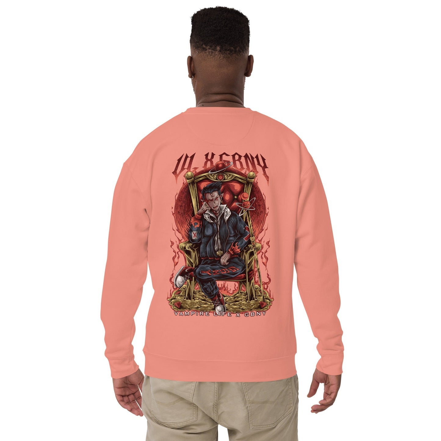 Vamp Life X GBNY "Vampires Throne" Premium Sweatshirt - Men's