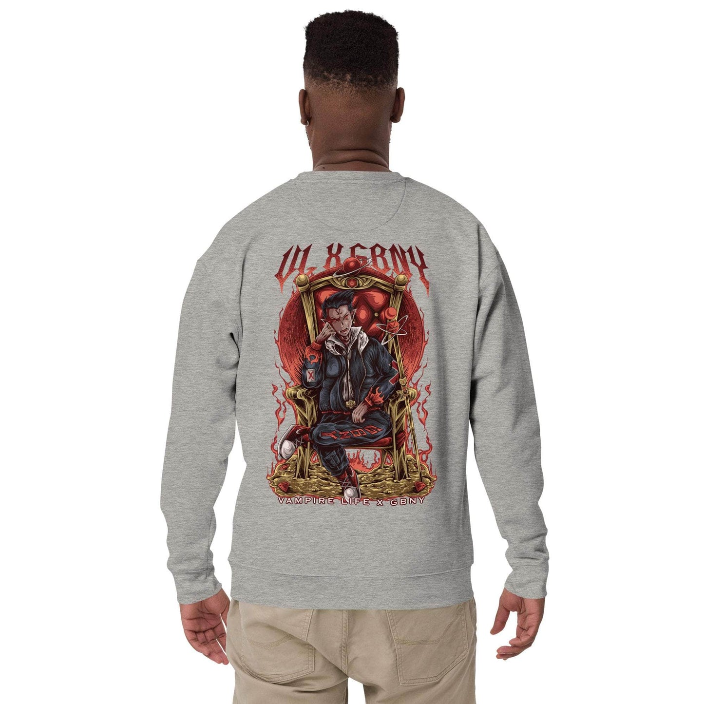 Vamp Life X GBNY "Vampires Throne" Premium Sweatshirt - Men's