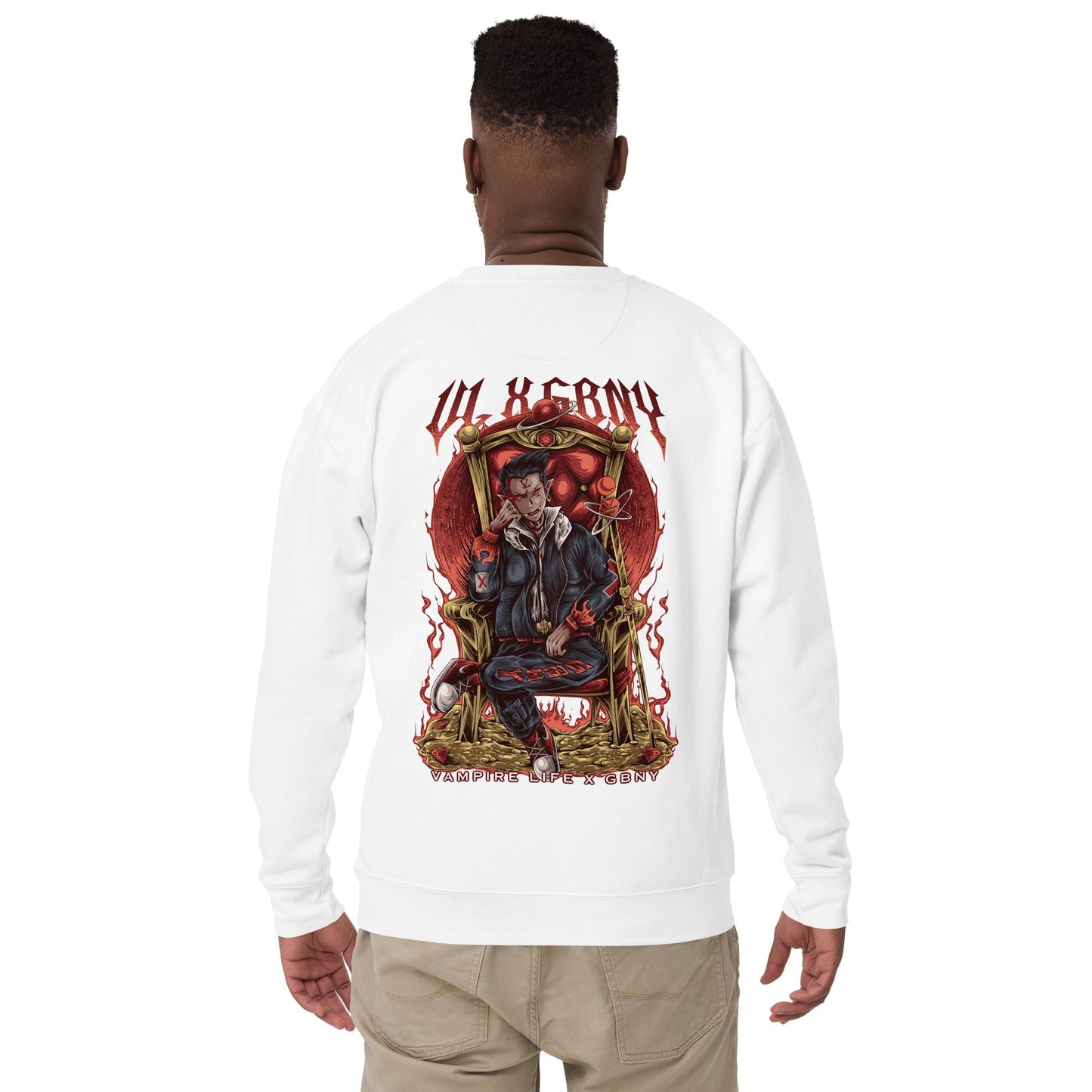 Vamp Life X GBNY "Vampires Throne" Premium Sweatshirt - Men's